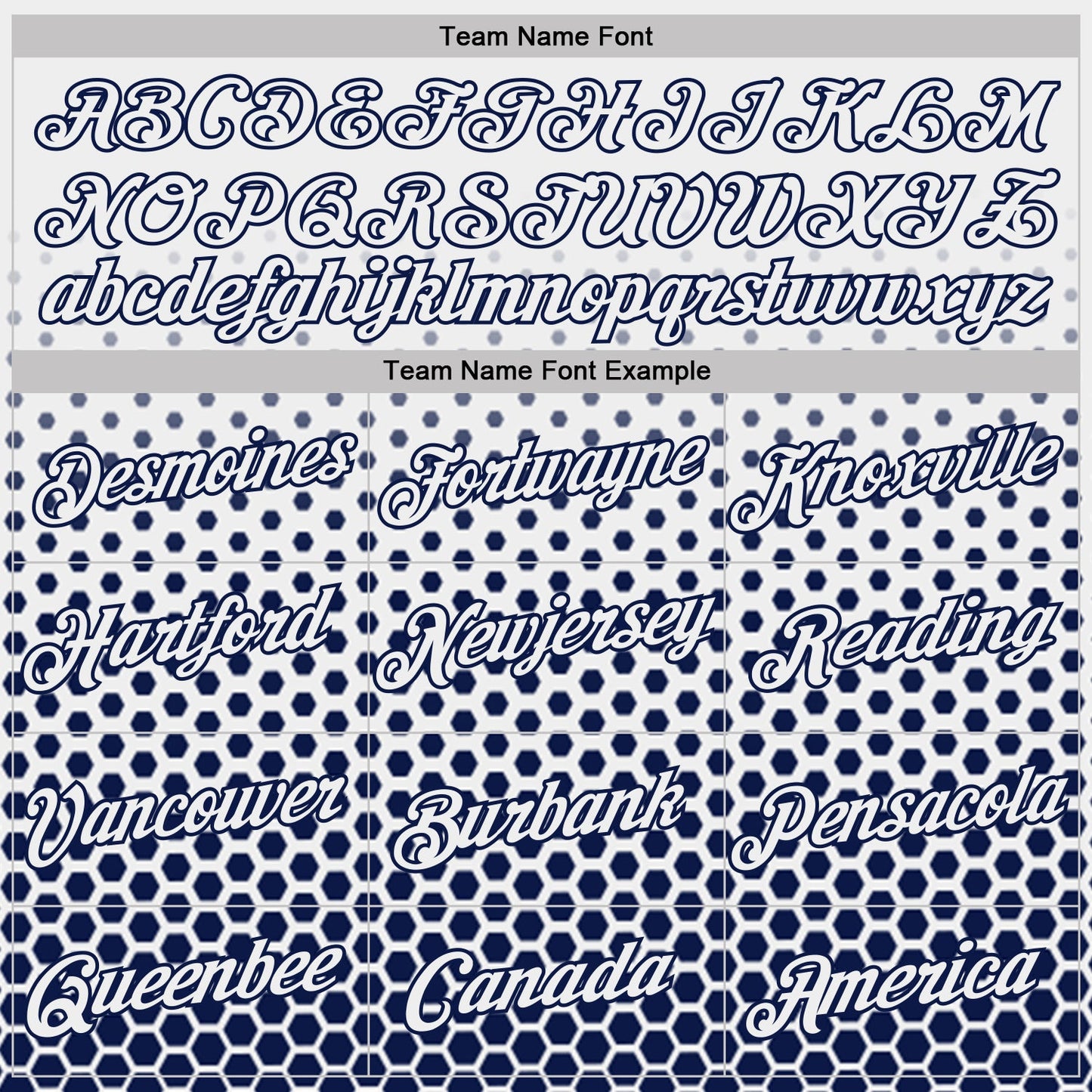 Custom White-Navy Geometric Hexagonal Dot Gradient Performance T-Shirt view 3