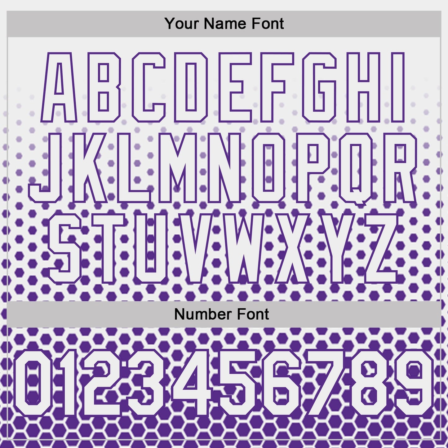 Custom White-Purple Geometric Hexagonal Dot Gradient Performance T-Shirt view 4
