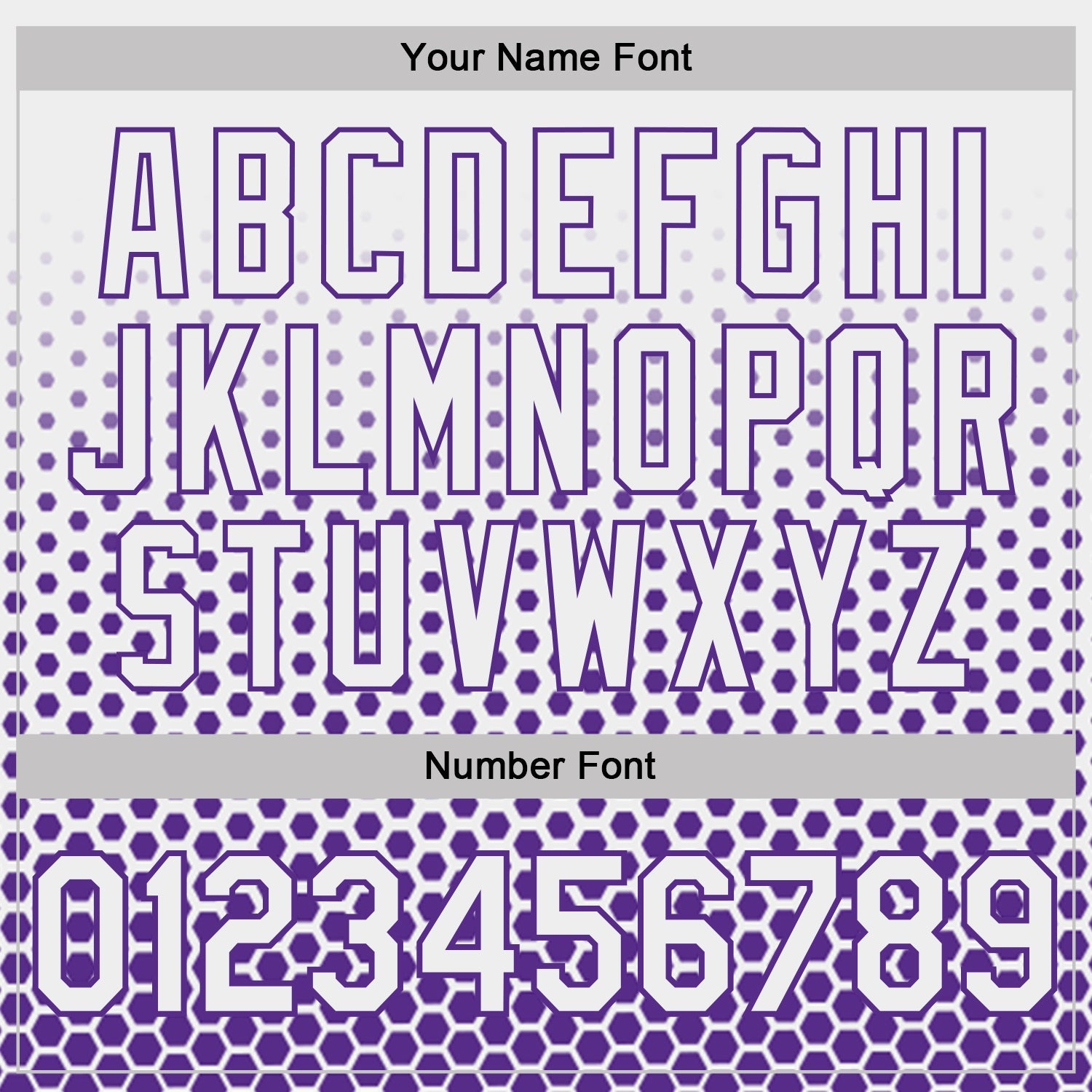 Custom White-Purple Geometric Hexagonal Dot Gradient Performance T-Shirt view 4