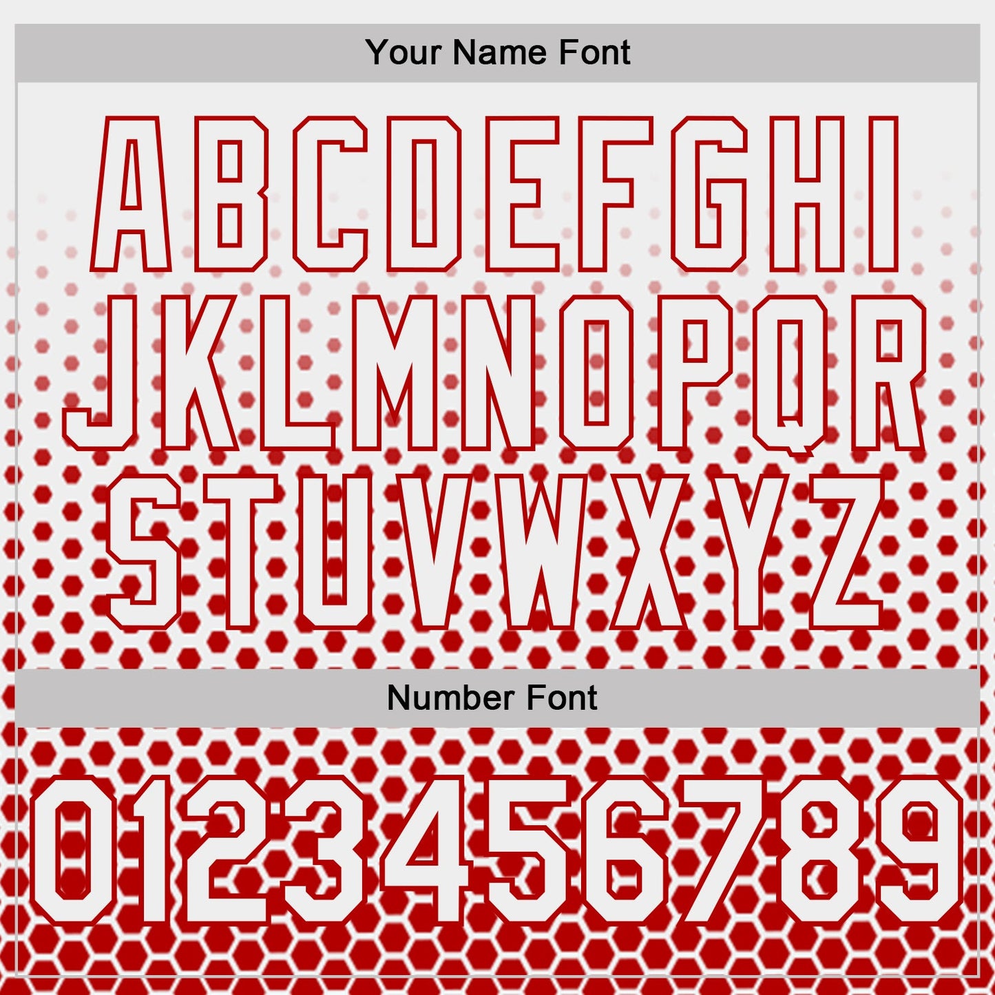 Custom White-Red Geometric Hexagonal Dot Gradient Performance T-Shirt view 4