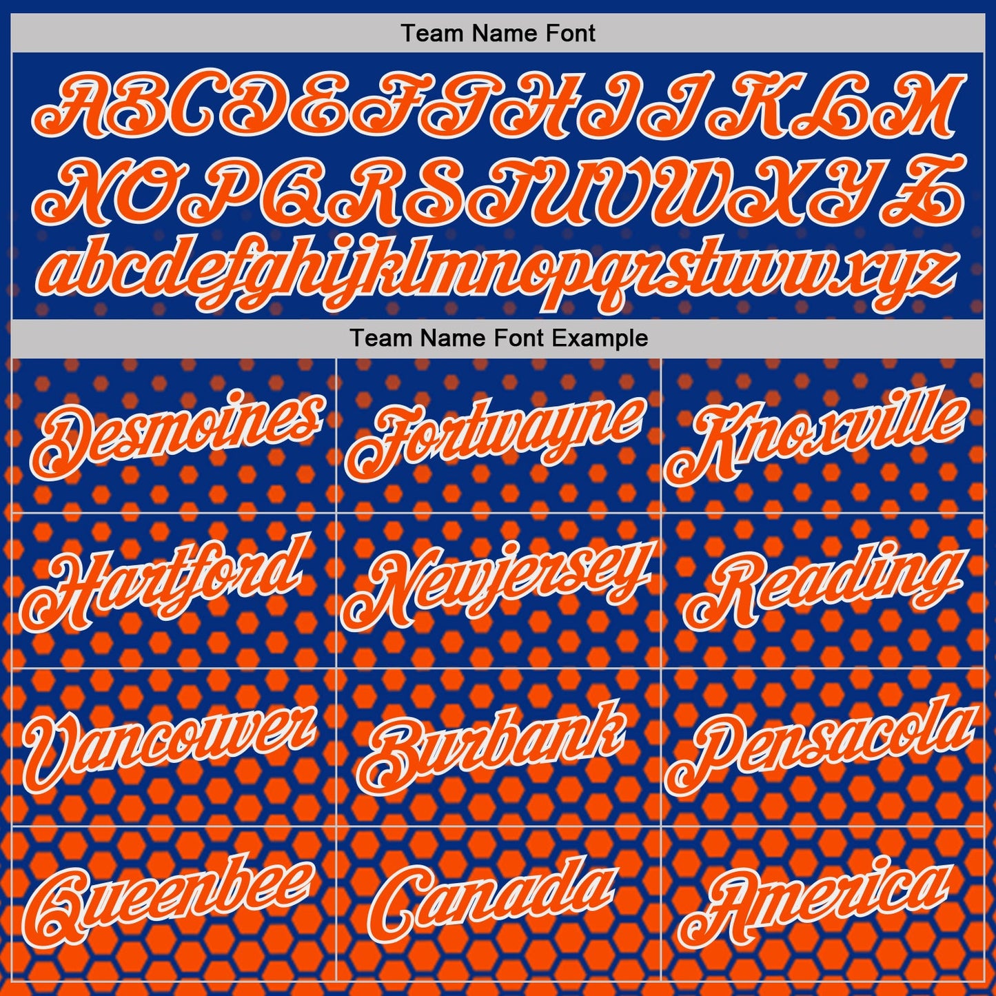 Custom Royal Orange-White Geometric Hexagonal Dot Gradient Performance T-Shirt view 3