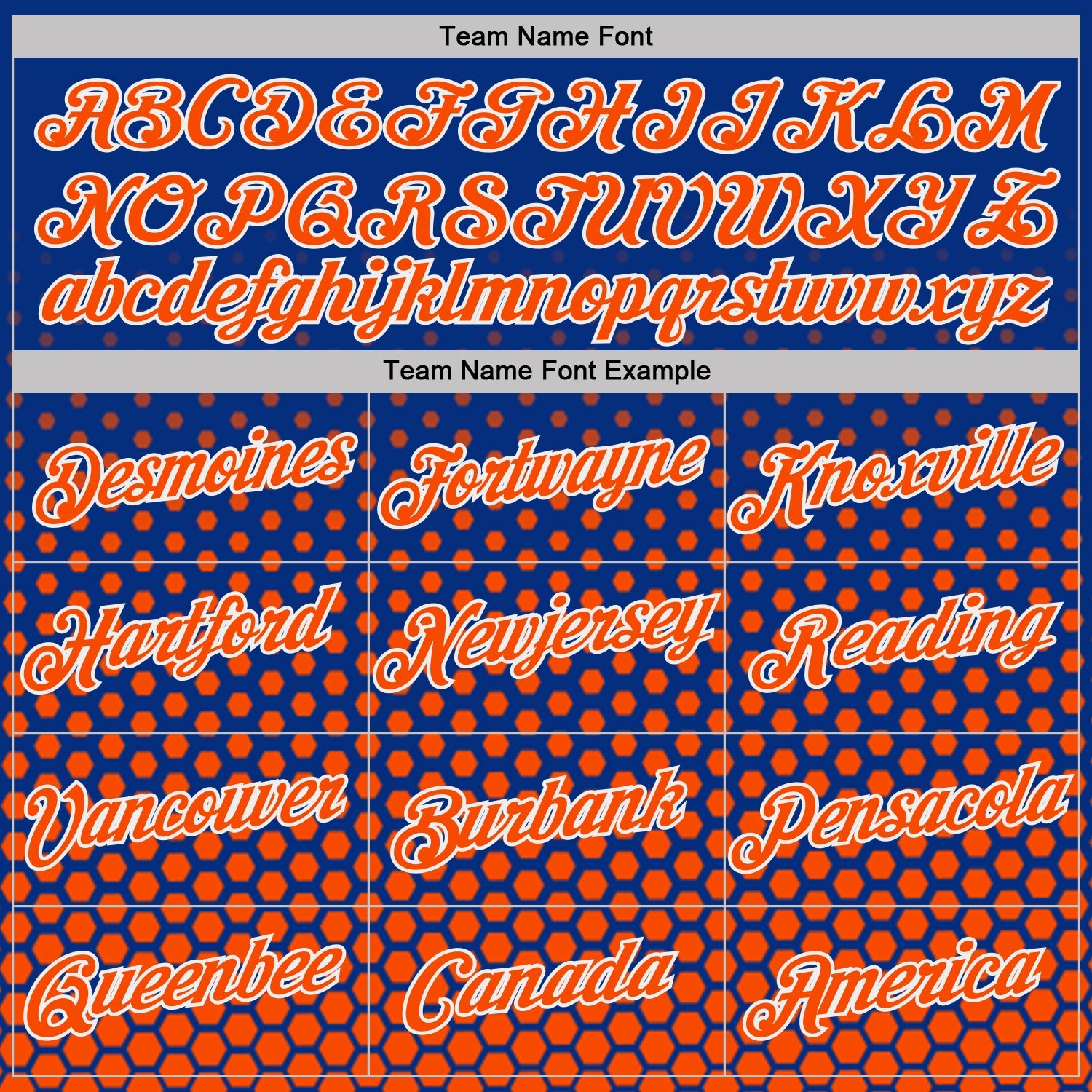 Custom Royal Orange-White Geometric Hexagonal Dot Gradient Performance T-Shirt view 3