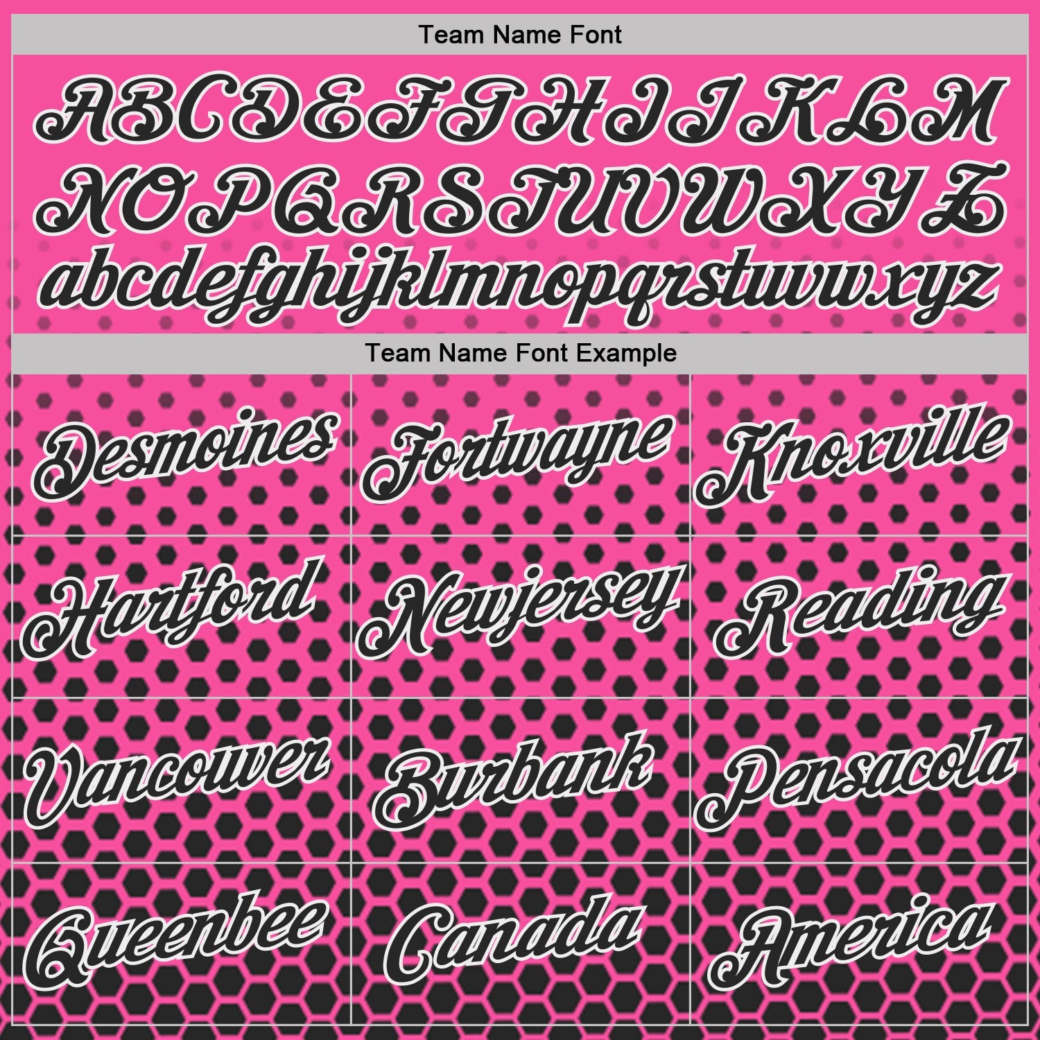 Custom Pink Black-White Geometric Hexagonal Dot Gradient Performance T-Shirt view 3
