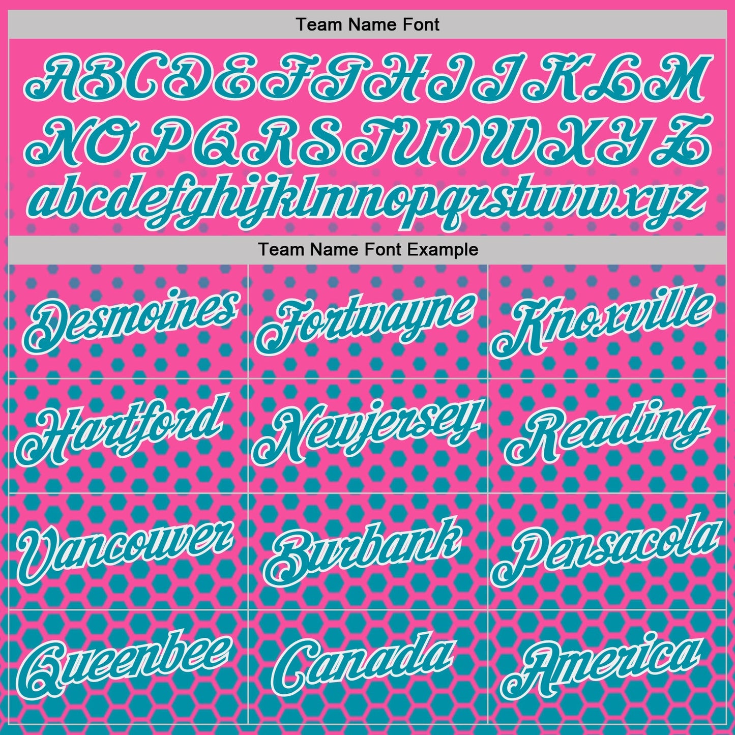 Custom Pink Teal-White Geometric Hexagonal Dot Gradient Performance T-Shirt view 3