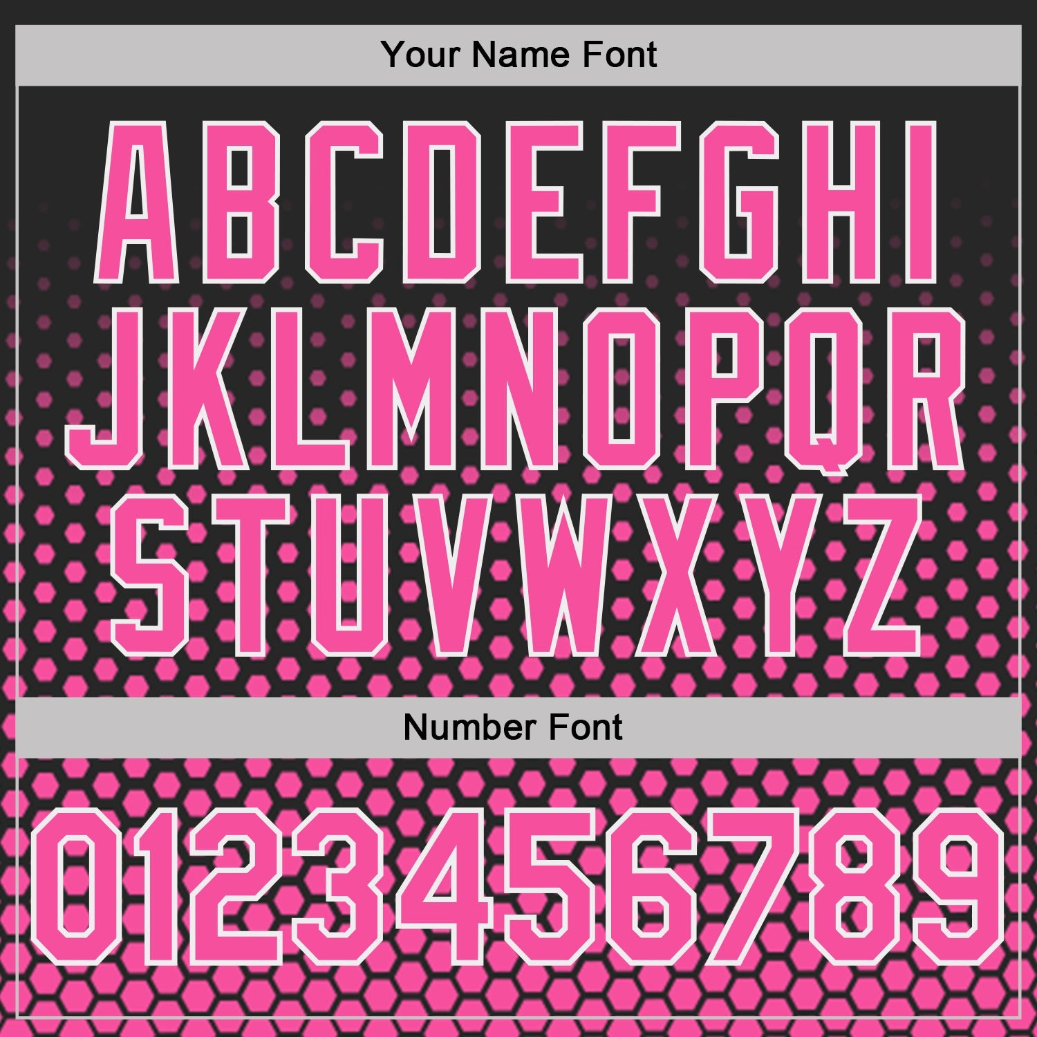 Custom Black Pink-White Geometric Hexagonal Dot Gradient Performance T-Shirt view 4
