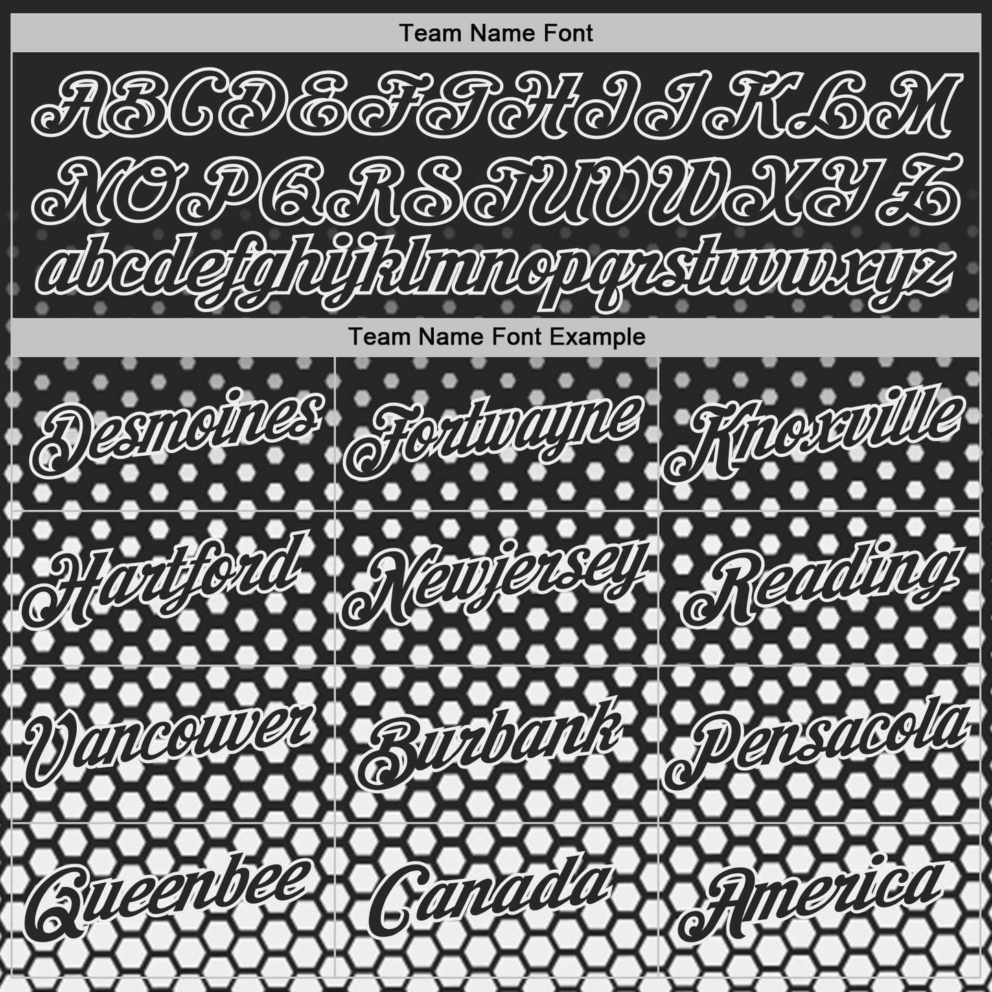 Custom Black-White Geometric Hexagonal Dot Gradient Performance T-Shirt view 3