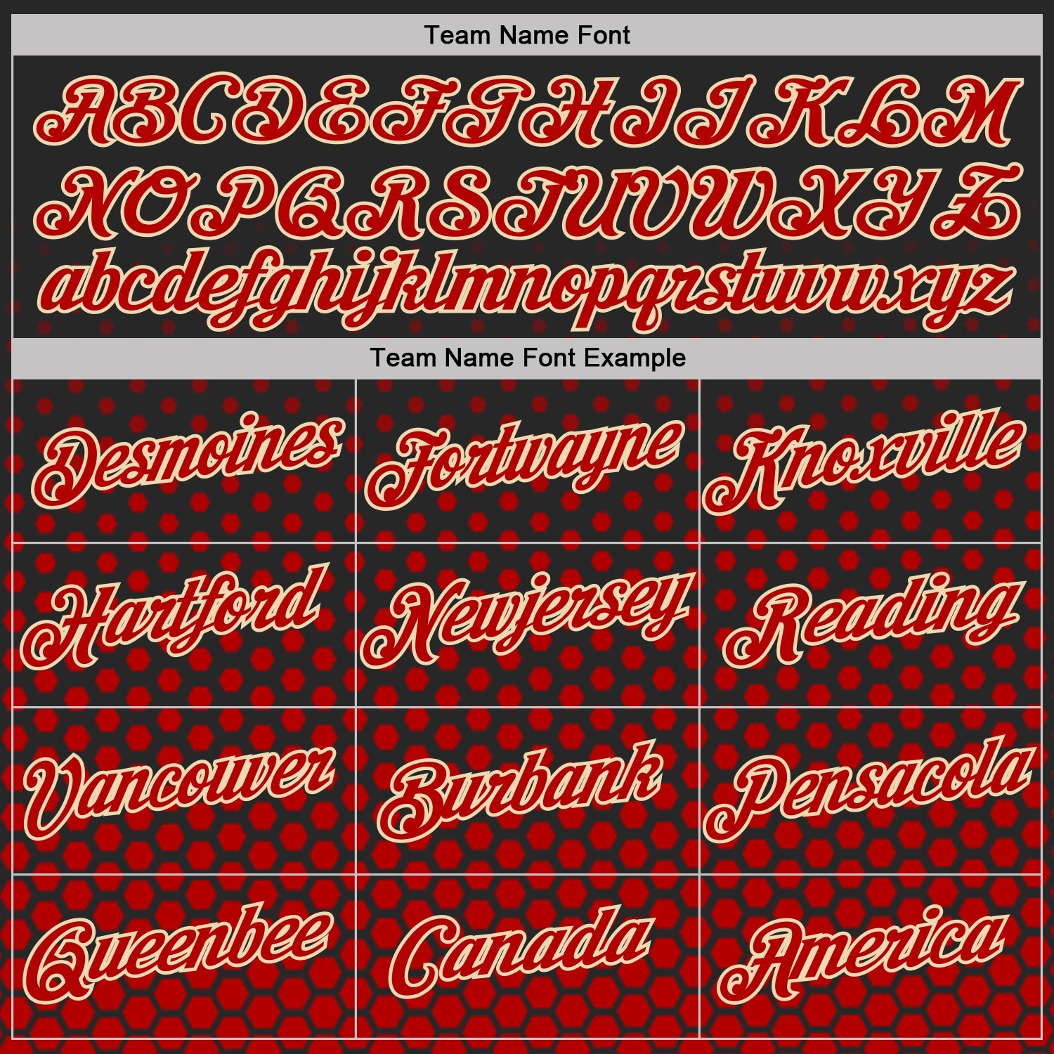 Custom Black Red-Cream Geometric Hexagonal Dot Gradient Performance T-Shirt view 3