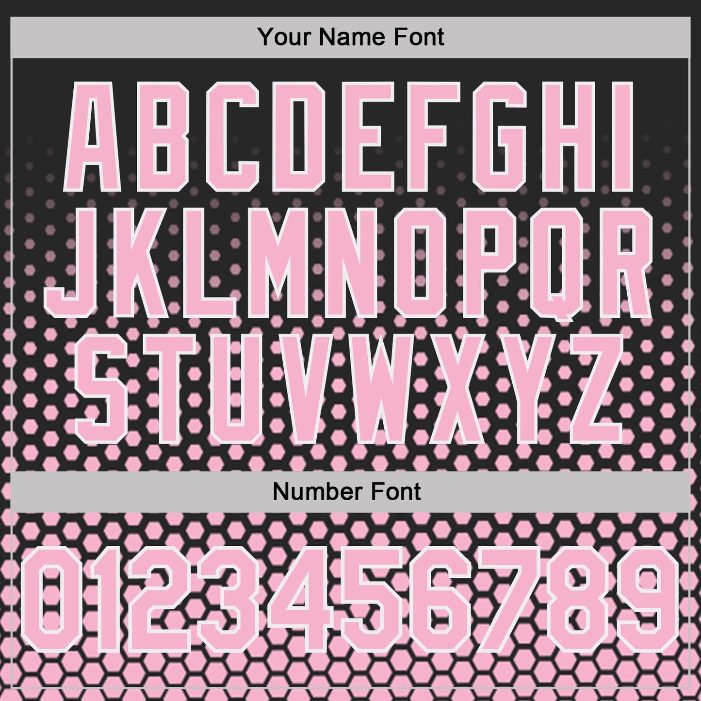 Custom Black Light Pink-White Geometric Hexagonal Dot Gradient Performance T-Shirt view 4