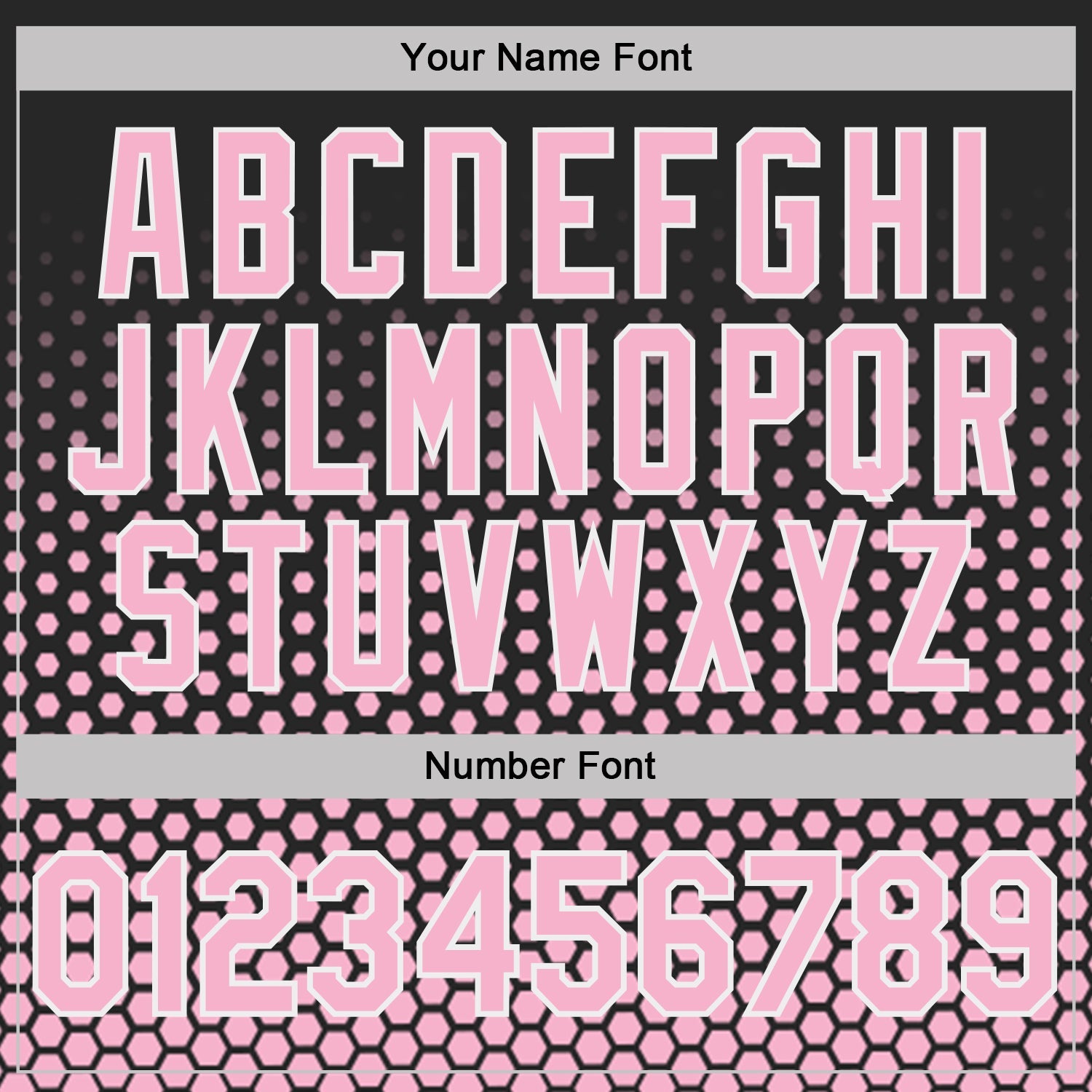 Custom Black Light Pink-White Geometric Hexagonal Dot Gradient Performance T-Shirt view 4