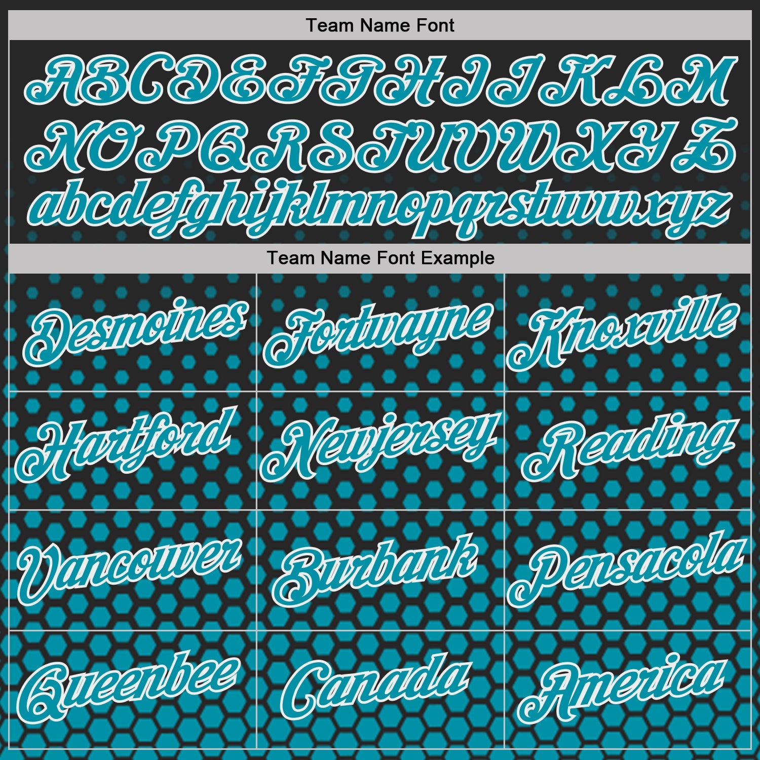 Custom Black Teal-White Geometric Hexagonal Dot Gradient Performance T-Shirt view 3
