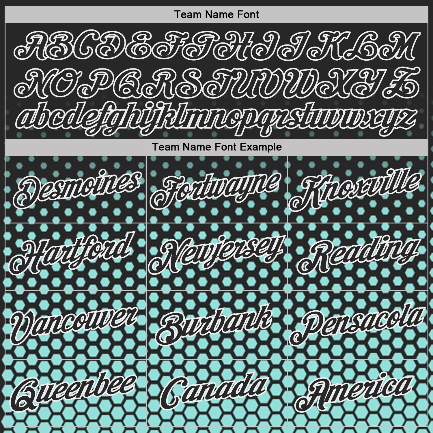 Custom Black Ice Blue-White Geometric Hexagonal Dot Gradient Performance T-Shirt view 3