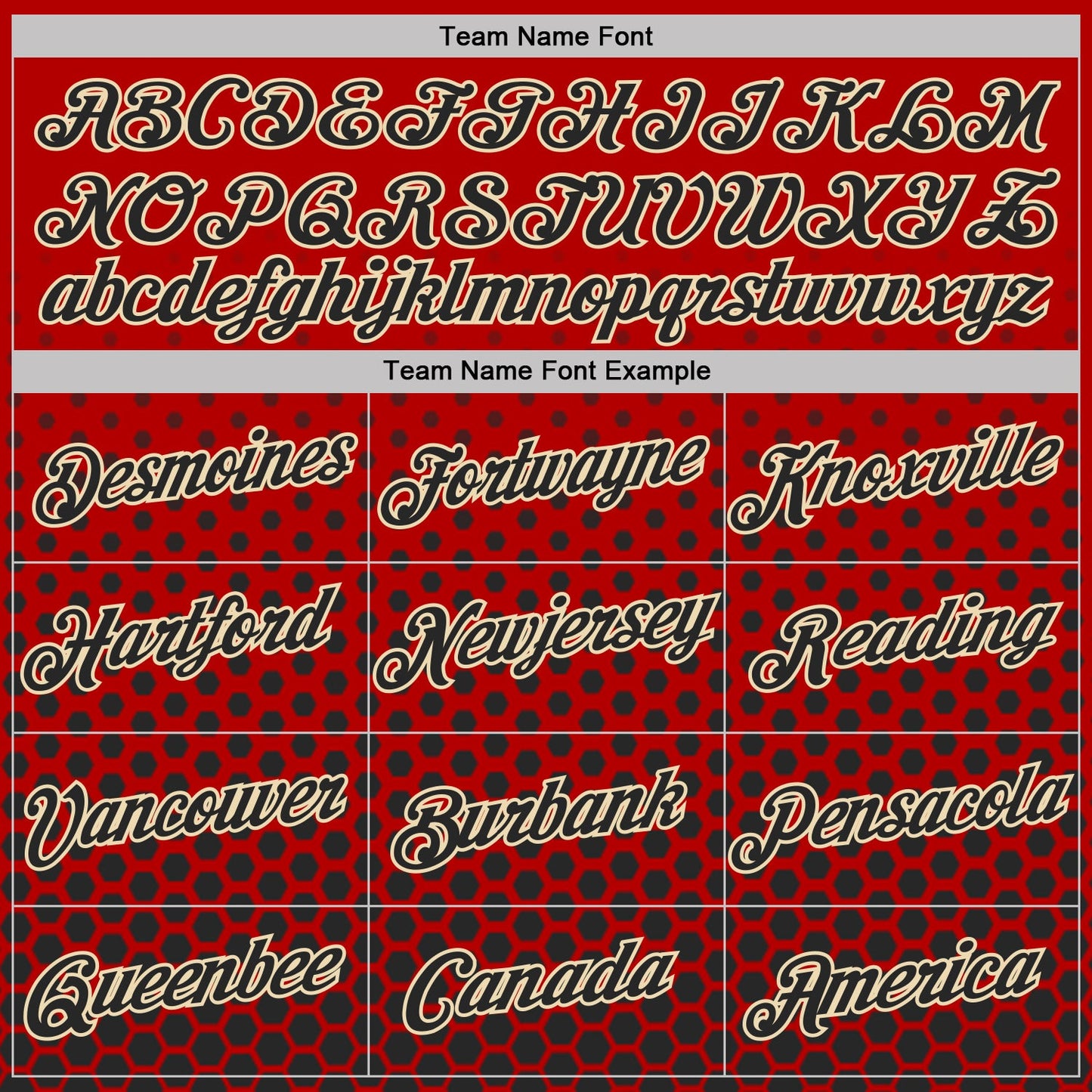 Custom Red Black-Cream Geometric Hexagonal Dot Gradient Performance T-Shirt view 3