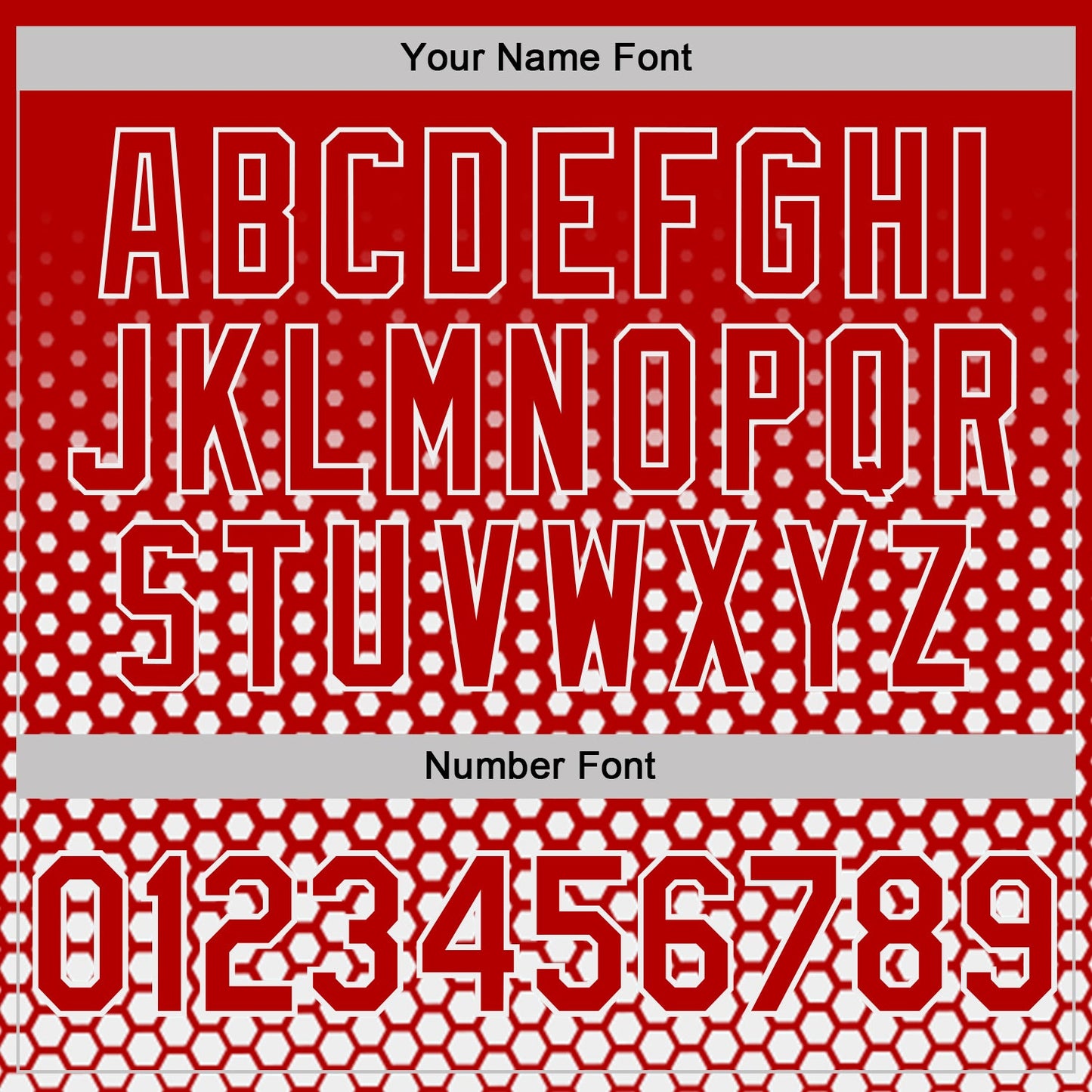 Custom Red-White Geometric Hexagonal Dot Gradient Performance T-Shirt view 4