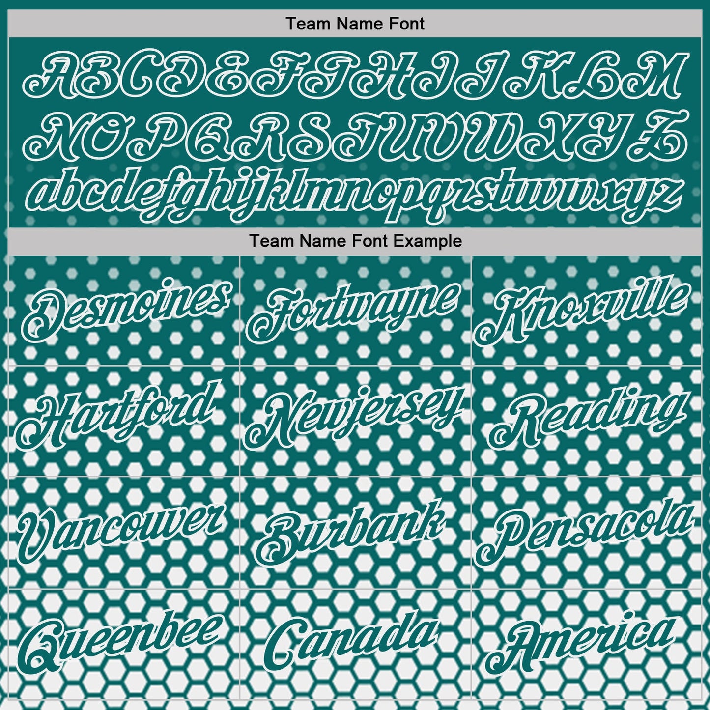 Custom Teal-White Geometric Hexagonal Dot Gradient Performance T-Shirt view 3