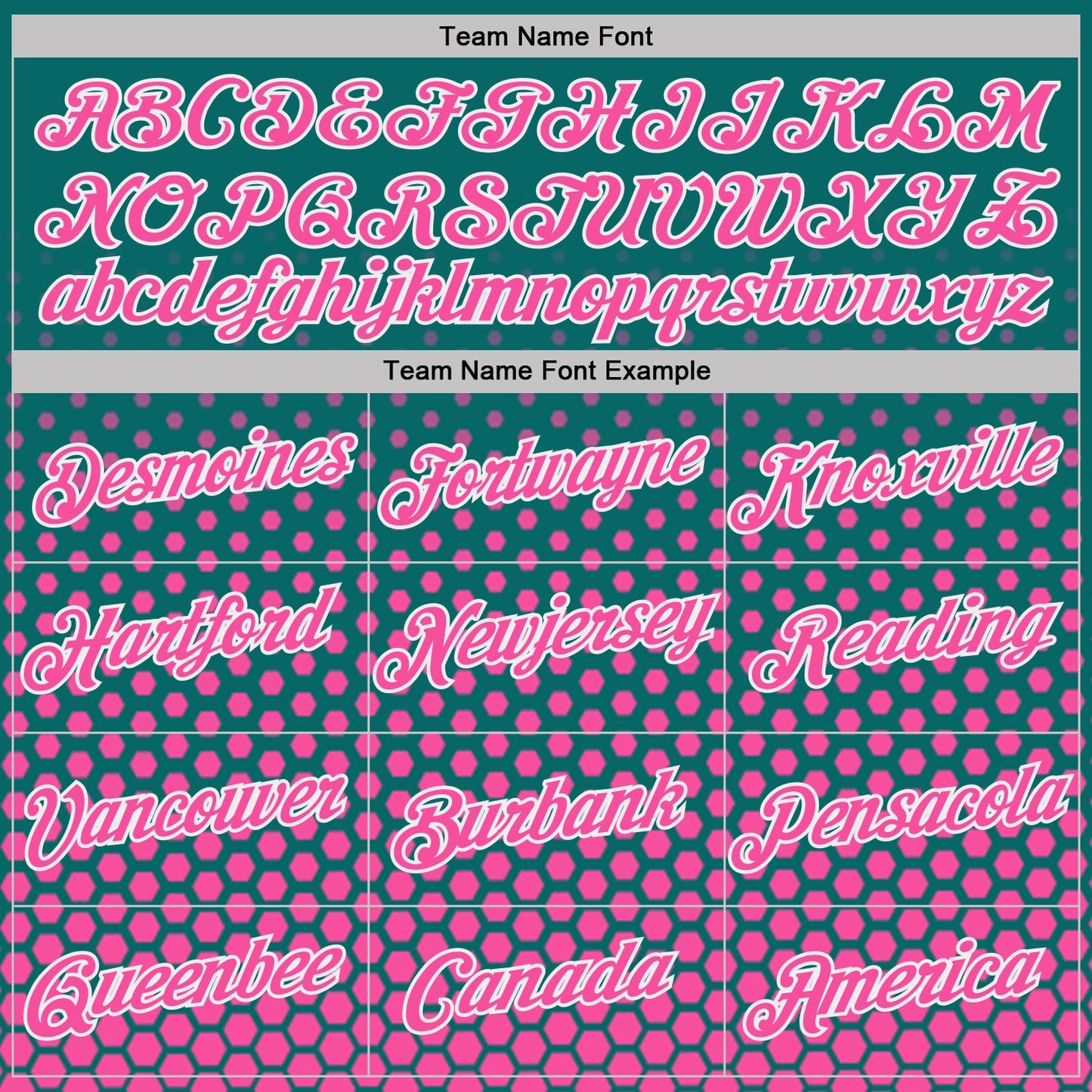 Custom Teal Pink-White Geometric Hexagonal Dot Gradient Performance T-Shirt view 3