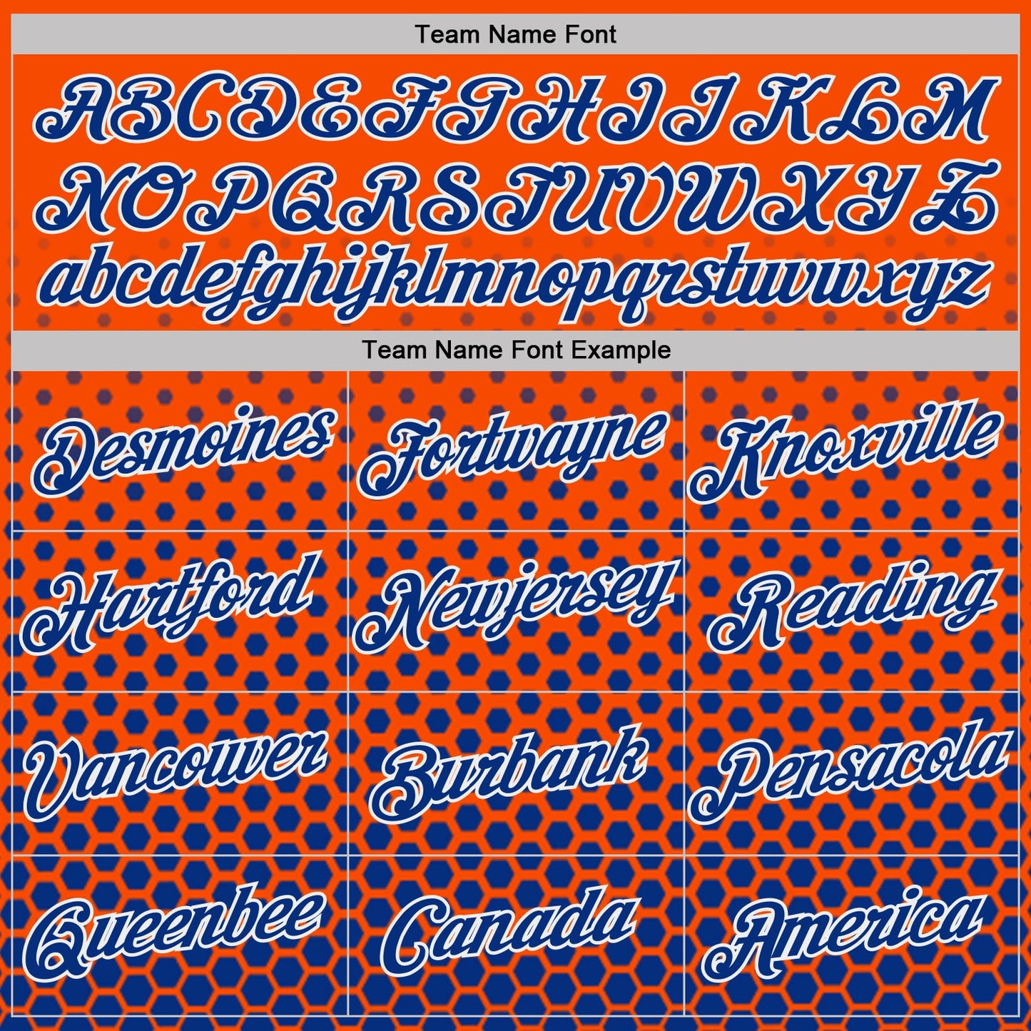 Custom Orange Royal-White Geometric Hexagonal Dot Gradient Performance T-Shirt view 3