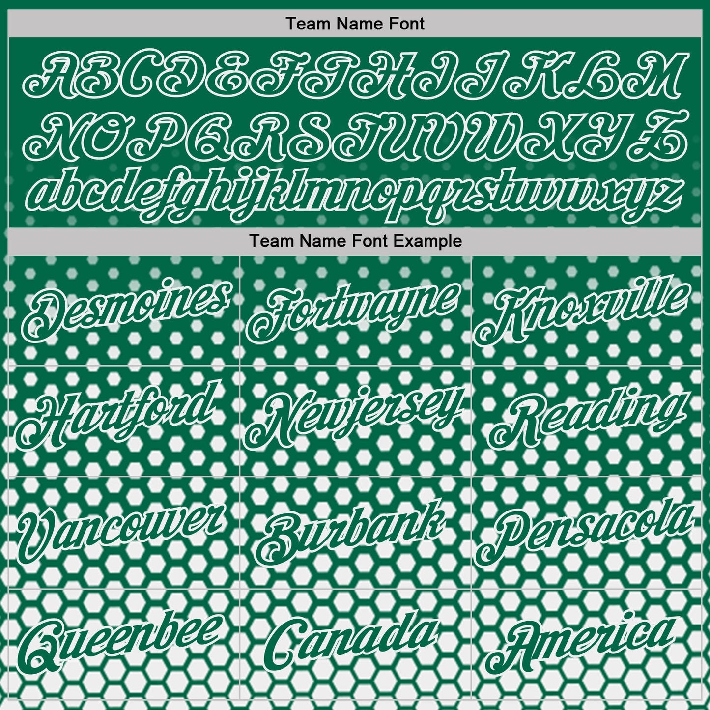 Custom Kelly Green-White Geometric Hexagonal Dot Gradient Performance T-Shirt view 3