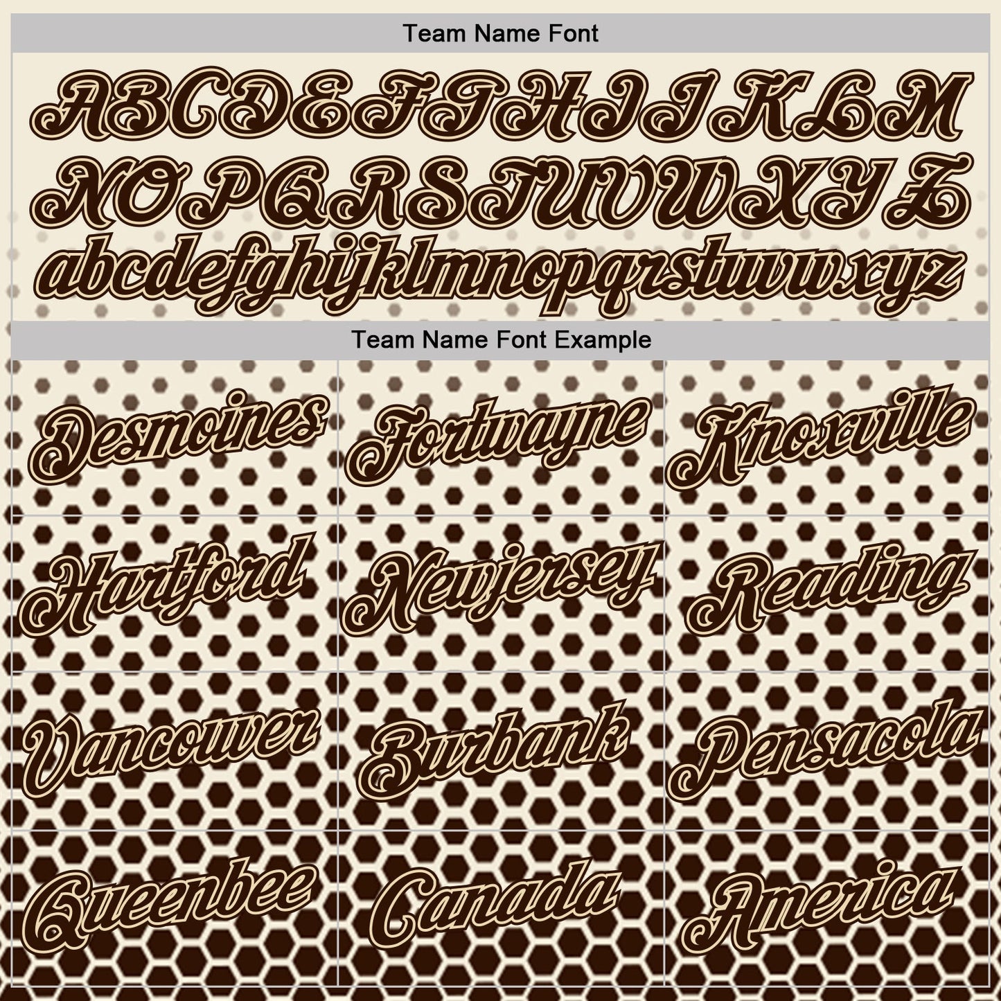 Custom Cream-Brown Geometric Hexagonal Dot Gradient Performance T-Shirt view 3