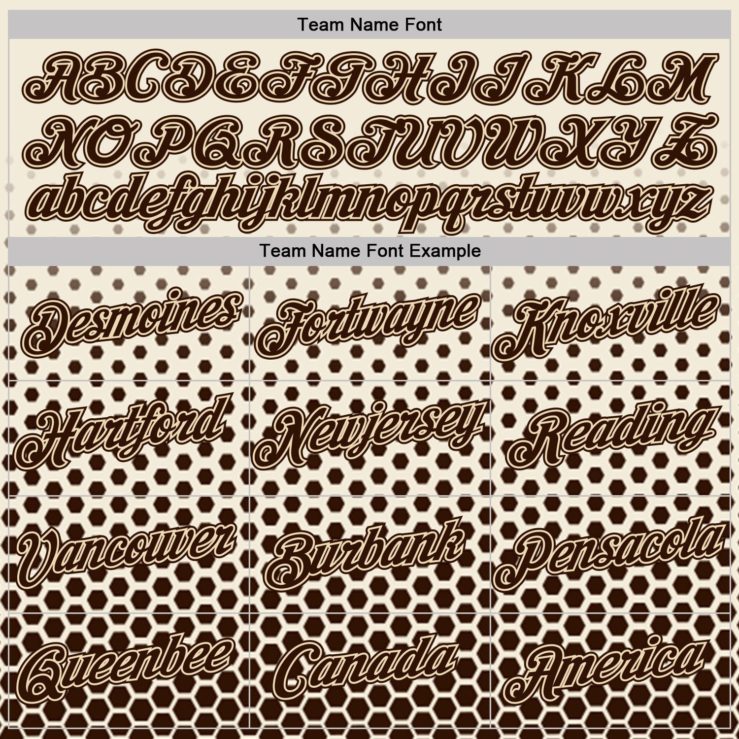 Custom Cream-Brown Geometric Hexagonal Dot Gradient Performance T-Shirt view 3