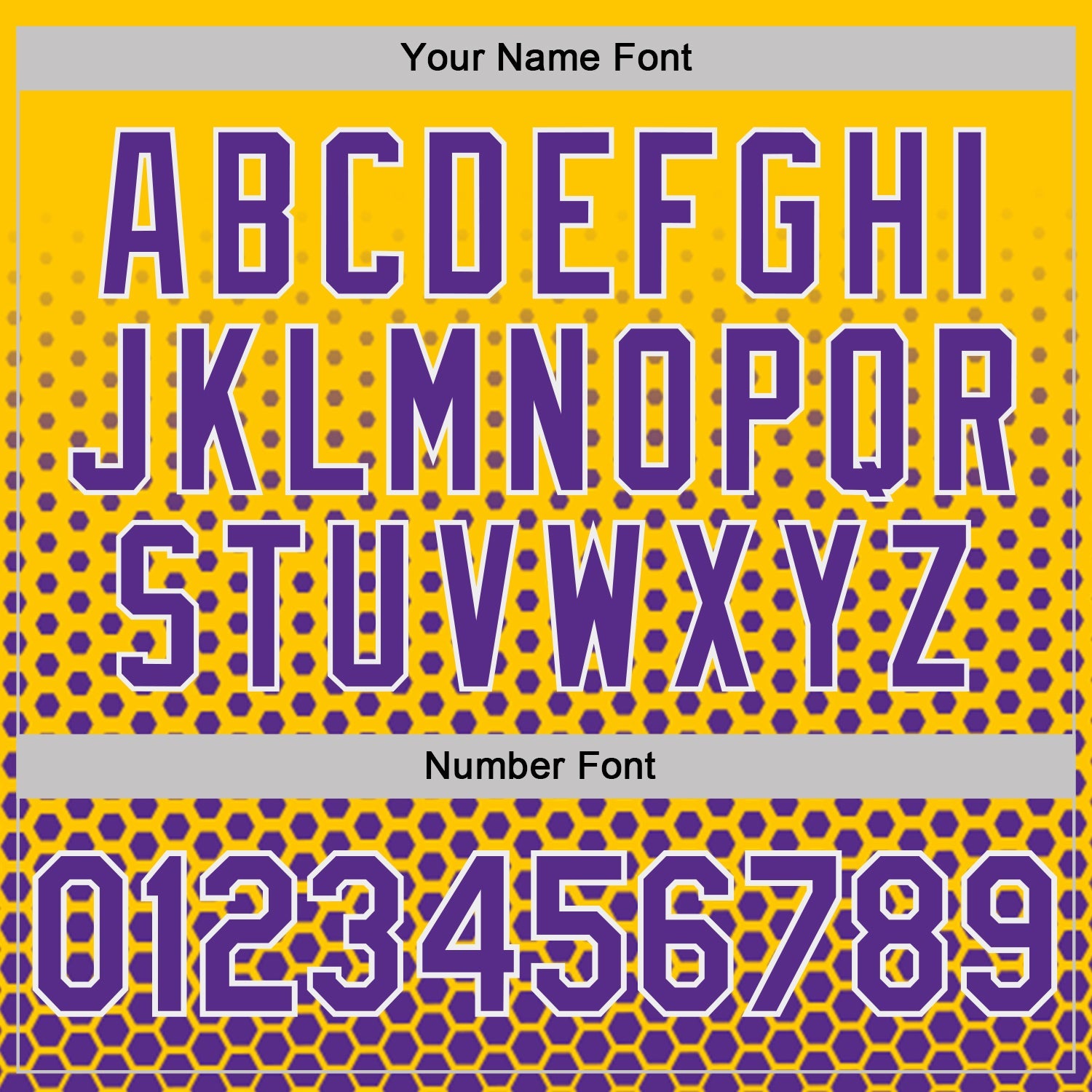 Custom Yellow Purple-White Geometric Hexagonal Dot Gradient Performance T-Shirt view 4