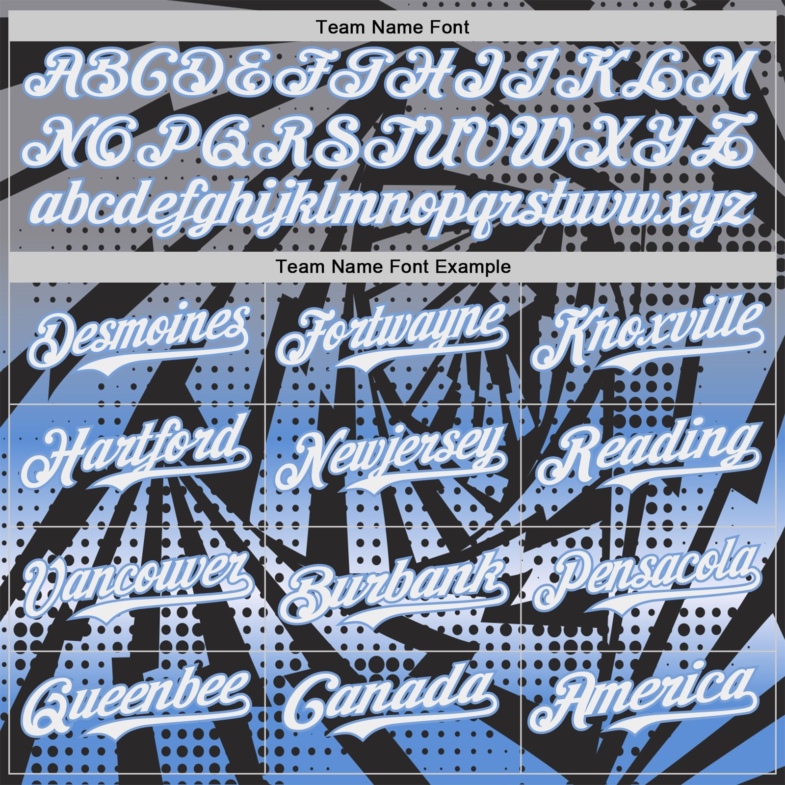 Custom Black White-Light Blue Lightning Gradient Dot Authentic Baseball Jersey view 4