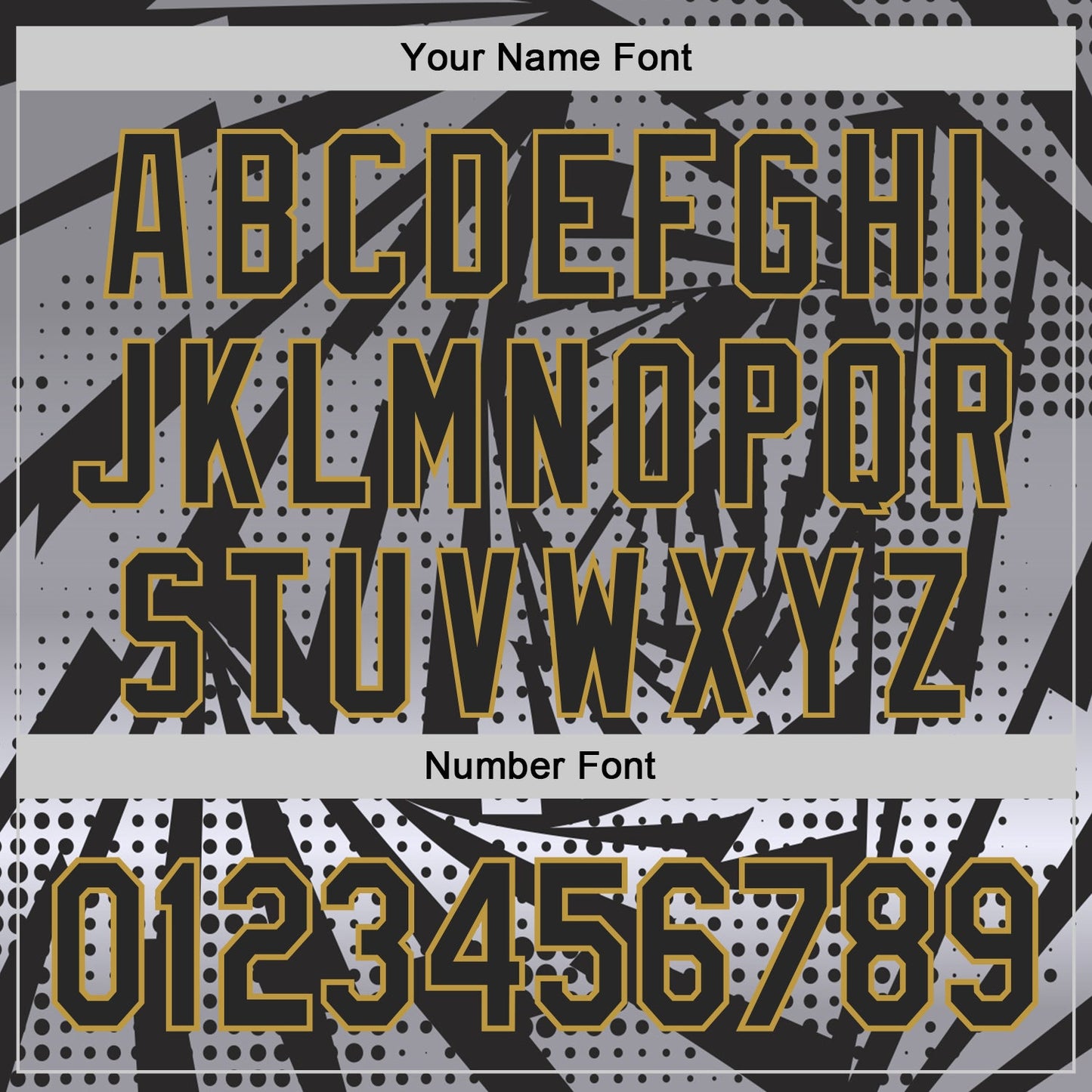 Custom Black Old Gold-Gray Lightning Gradient Dot Authentic Baseball Jersey view 5