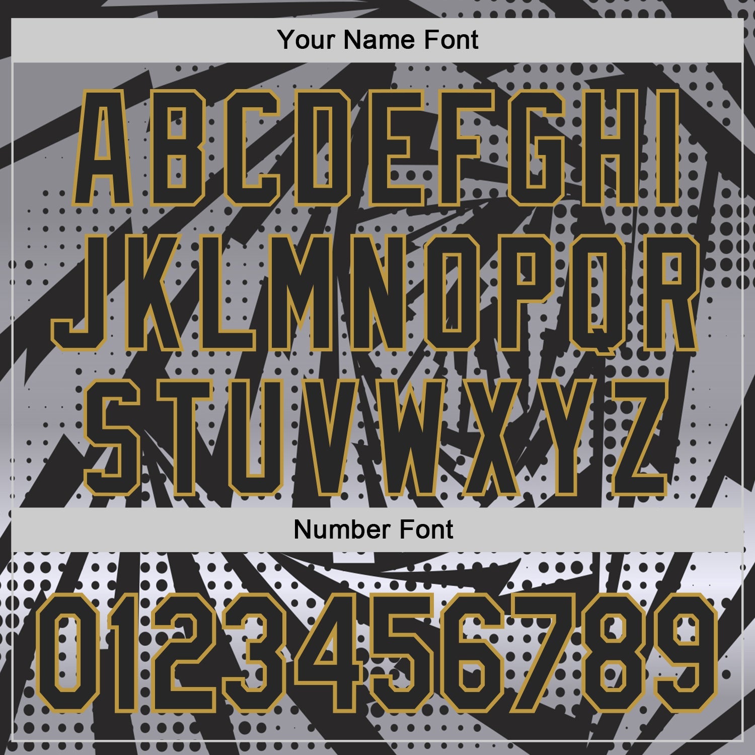 Custom Black Old Gold-Gray Lightning Gradient Dot Authentic Baseball Jersey view 5