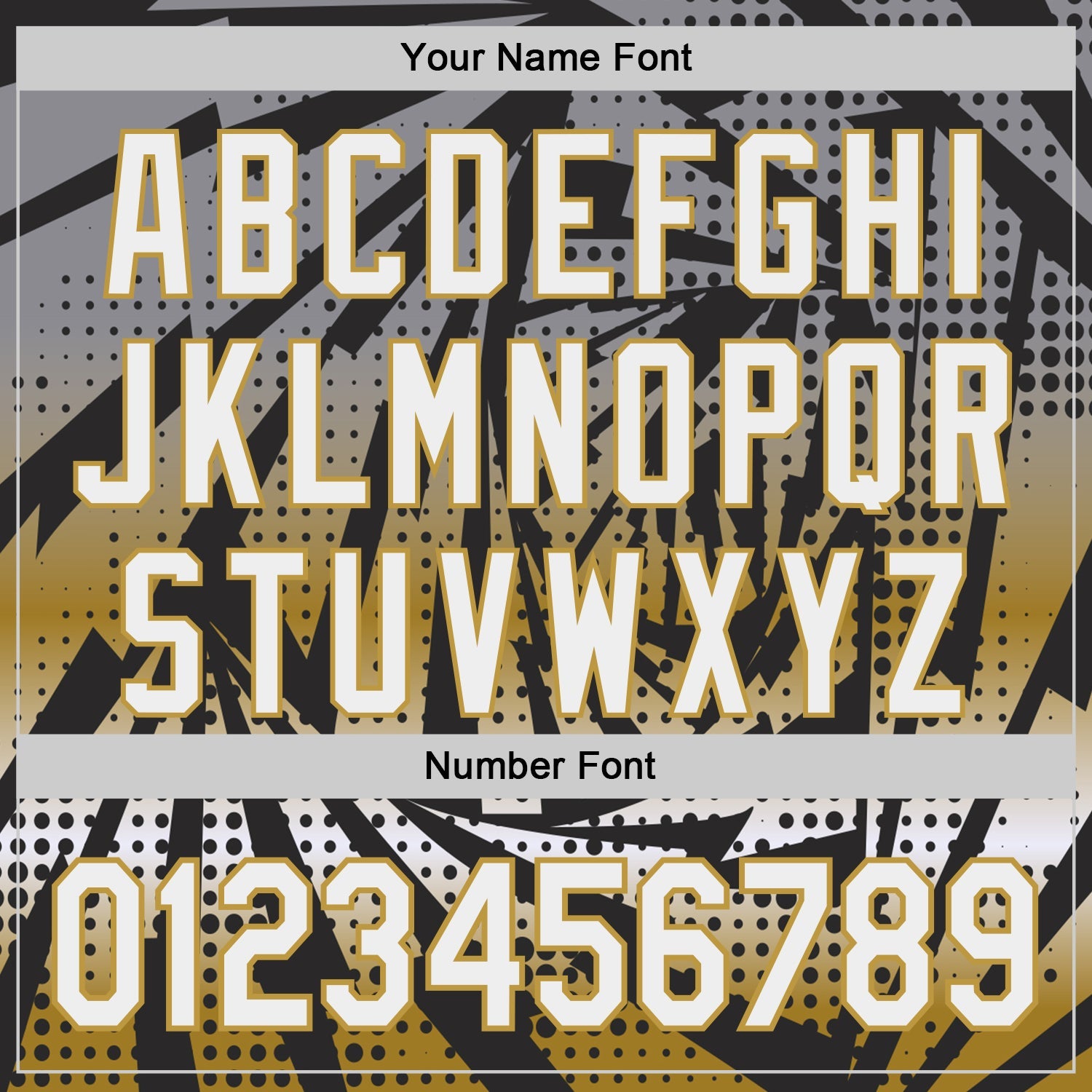 Custom Black White-Old Gold Lightning Gradient Dot Authentic Baseball Jersey view 5
