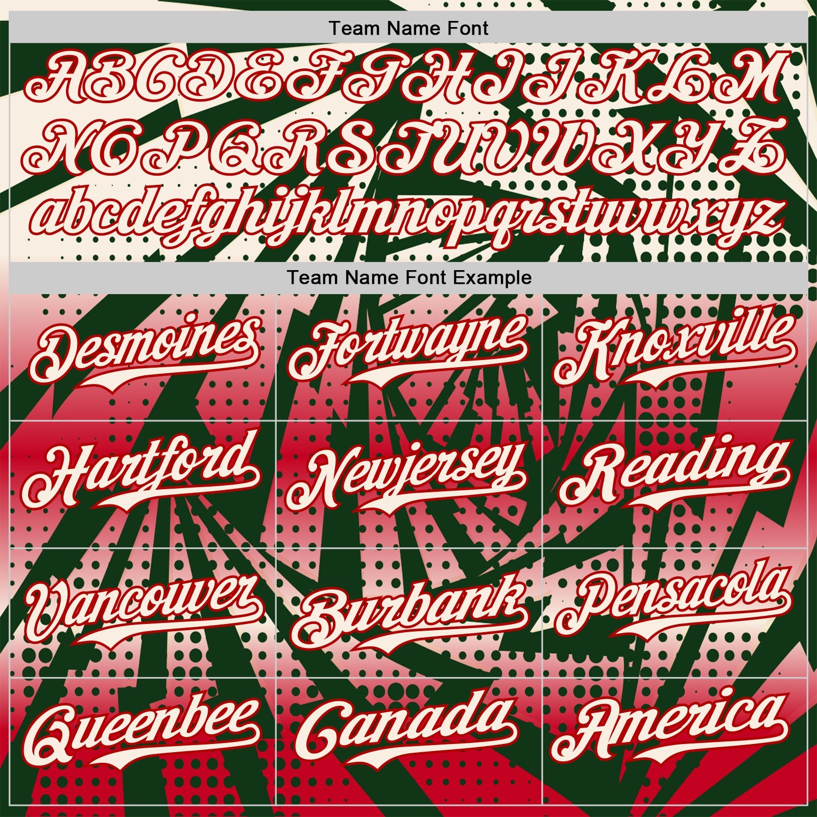 Custom Green Cream-Red Lightning Gradient Dot Authentic Baseball Jersey view 4