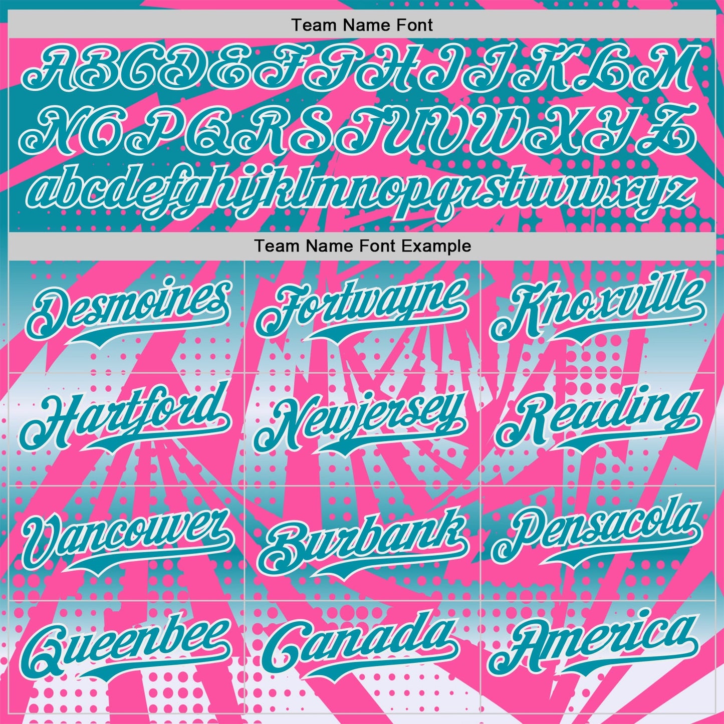 Custom Pink Teal-White Lightning Gradient Dot Authentic Baseball Jersey view 4