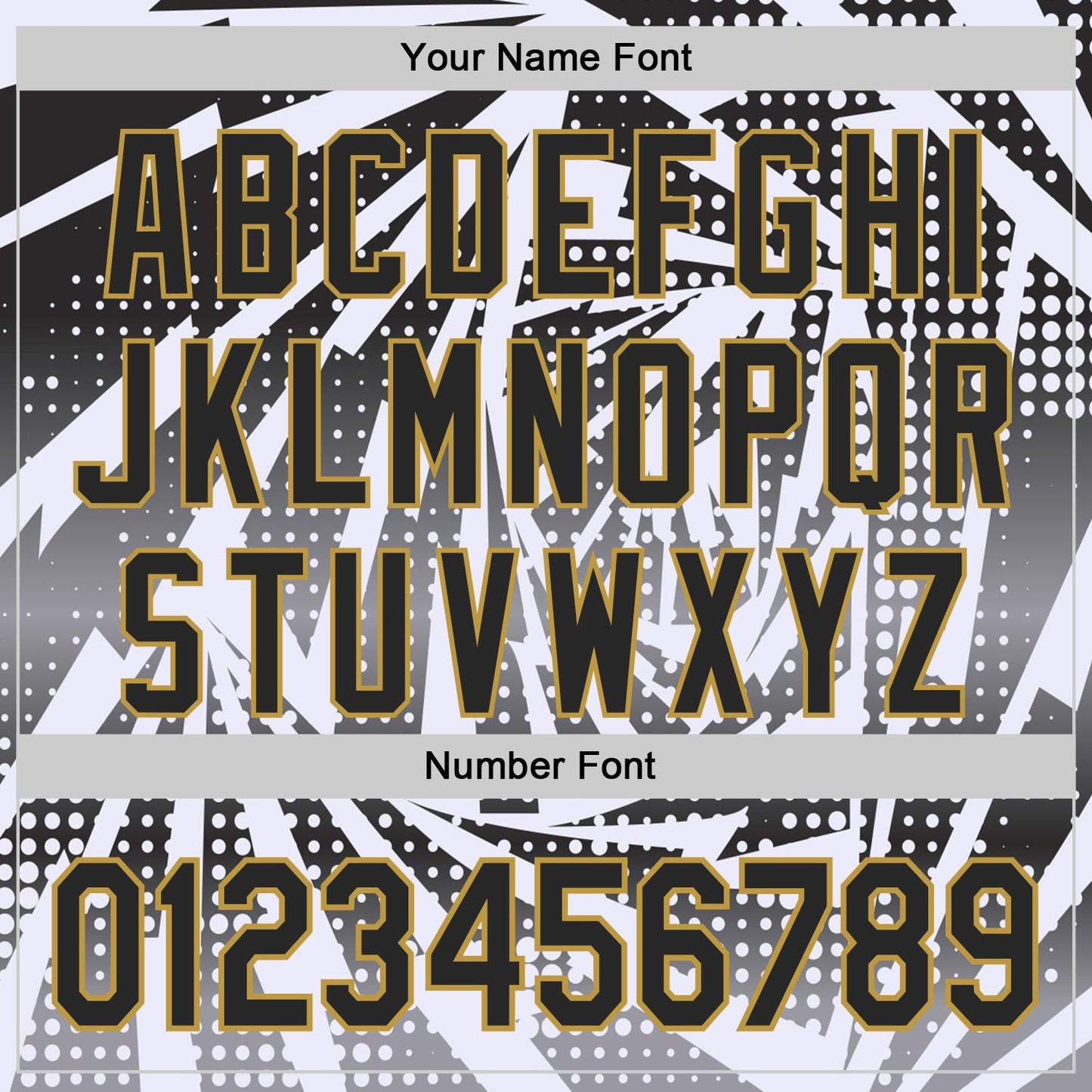 Custom White Black Old Gold-Gray Lightning Gradient Dot Authentic Baseball Jersey view 5