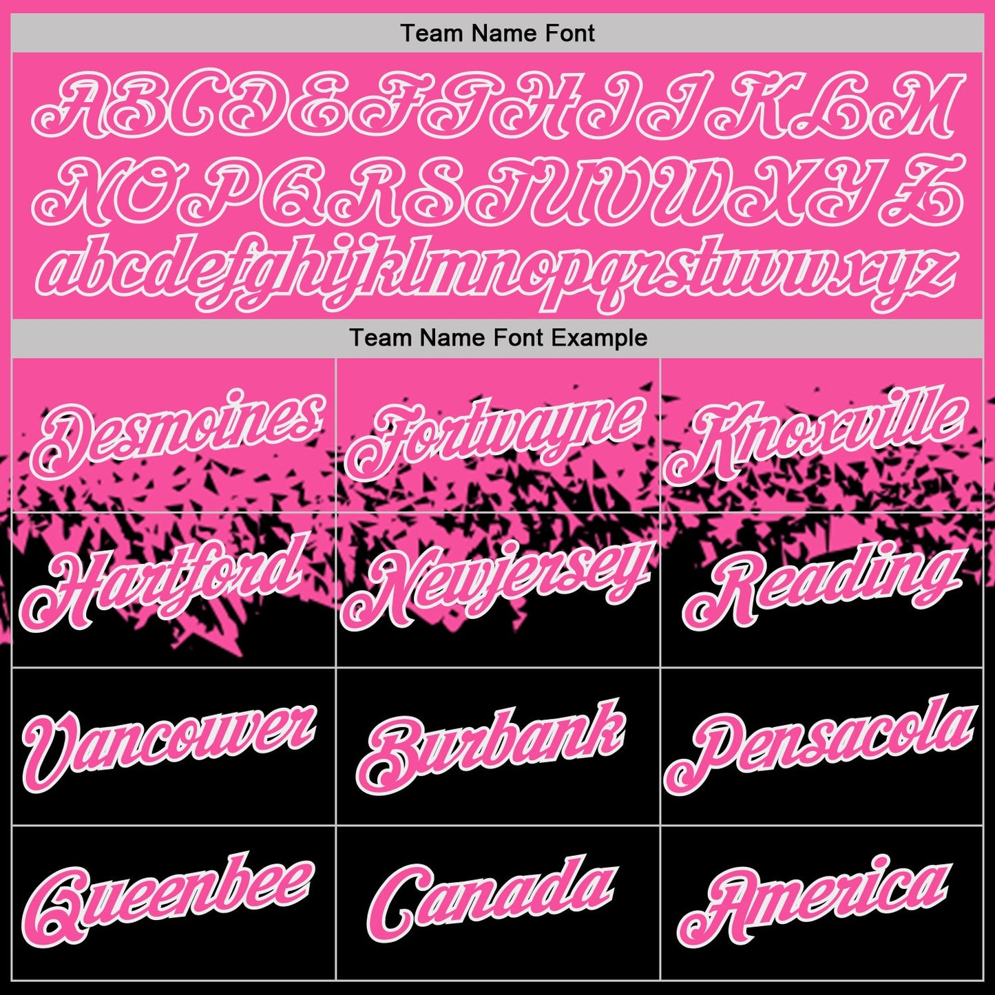 Custom Pink Black-White Fade Geometric Splatter Fragmented Shards Performance T-Shirt view 3