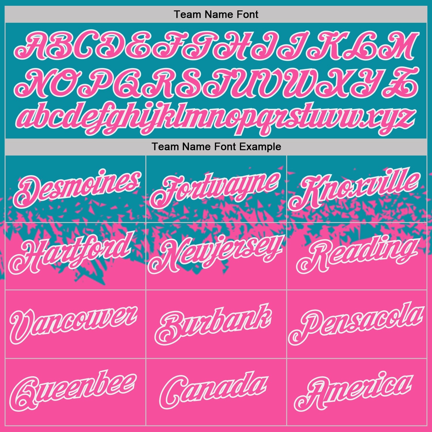 Custom Teal Pink-White Fade Geometric Splatter Fragmented Shards Performance T-Shirt view 3