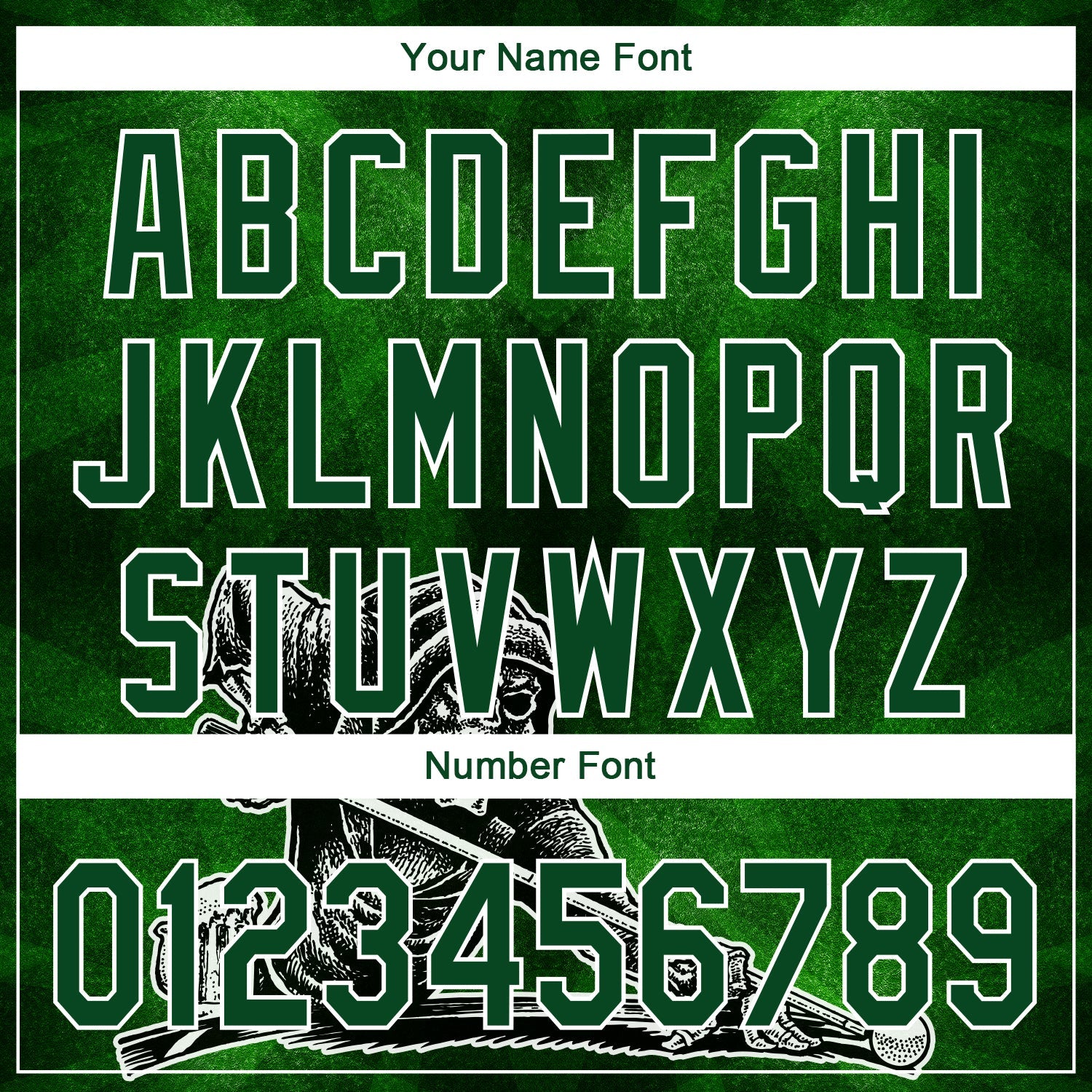 Custom Green White 3D Pattern Design A Skeleton Playing Billiards While Drinking A Beer Authentic Baseball Jersey view 5