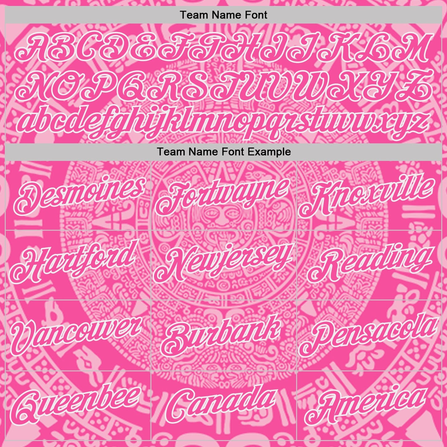 Custom Pink-White Tribal Ethnic Aztec Sun Stone 3D Pattern Performance T-Shirt view 3