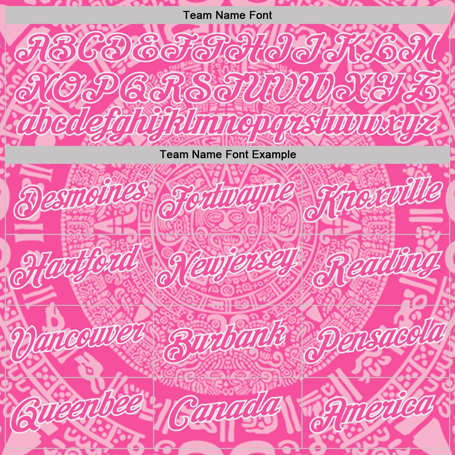 Custom Pink-White Tribal Ethnic Aztec Sun Stone 3D Pattern Performance T-Shirt view 3
