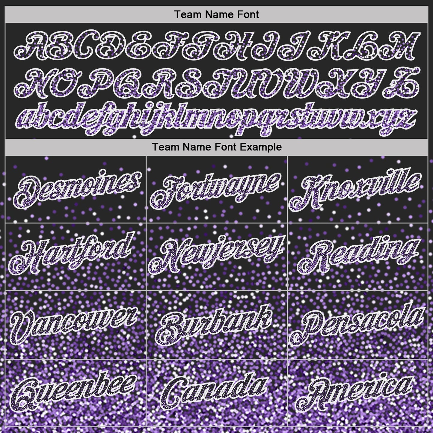 Custom Black Purple-White Colorful Sparkle Gradient Dots Performance T-Shirt view 3