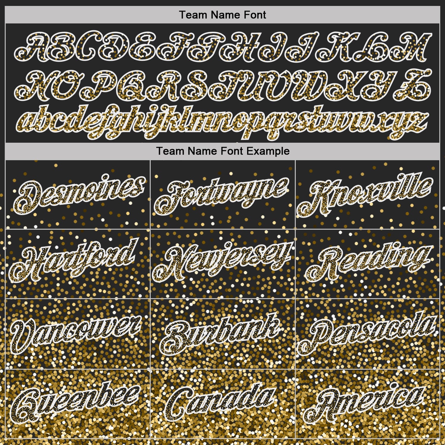 Custom Black Old Gold-White Colorful Sparkle Gradient Dots Performance T-Shirt view 3
