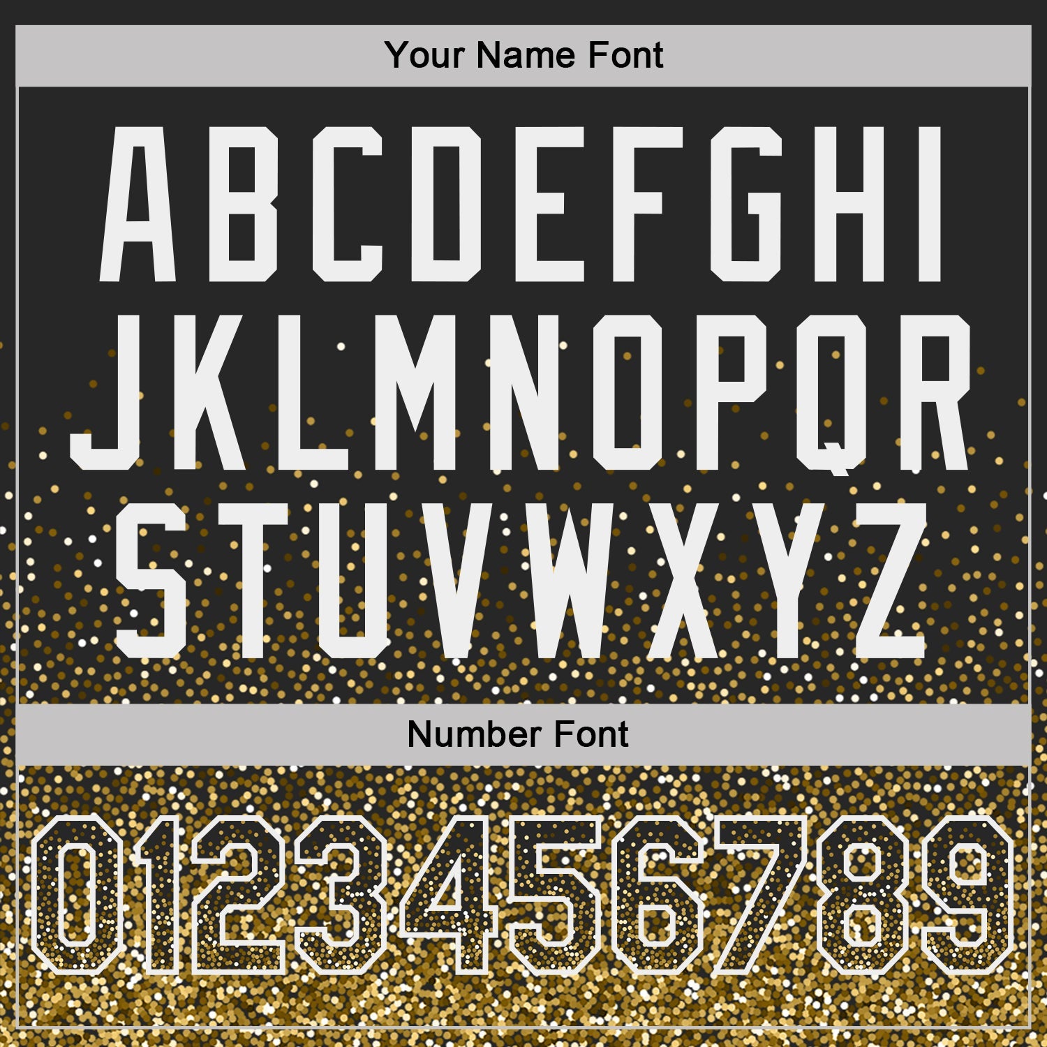 Custom Black Old Gold-White Colorful Sparkle Gradient Dots Performance T-Shirt view 4
