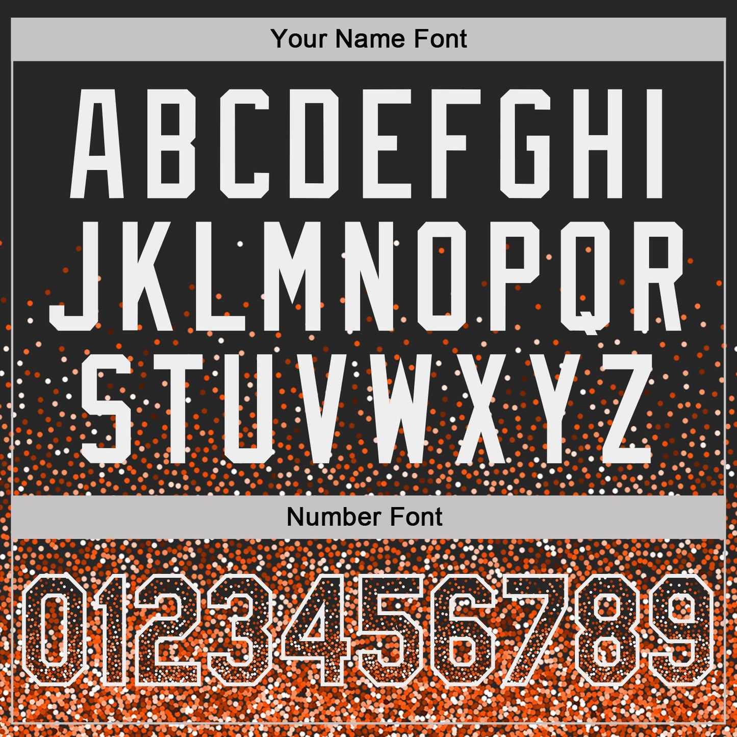 Custom Black Orange-White Colorful Sparkle Gradient Dots Performance T-Shirt view 4