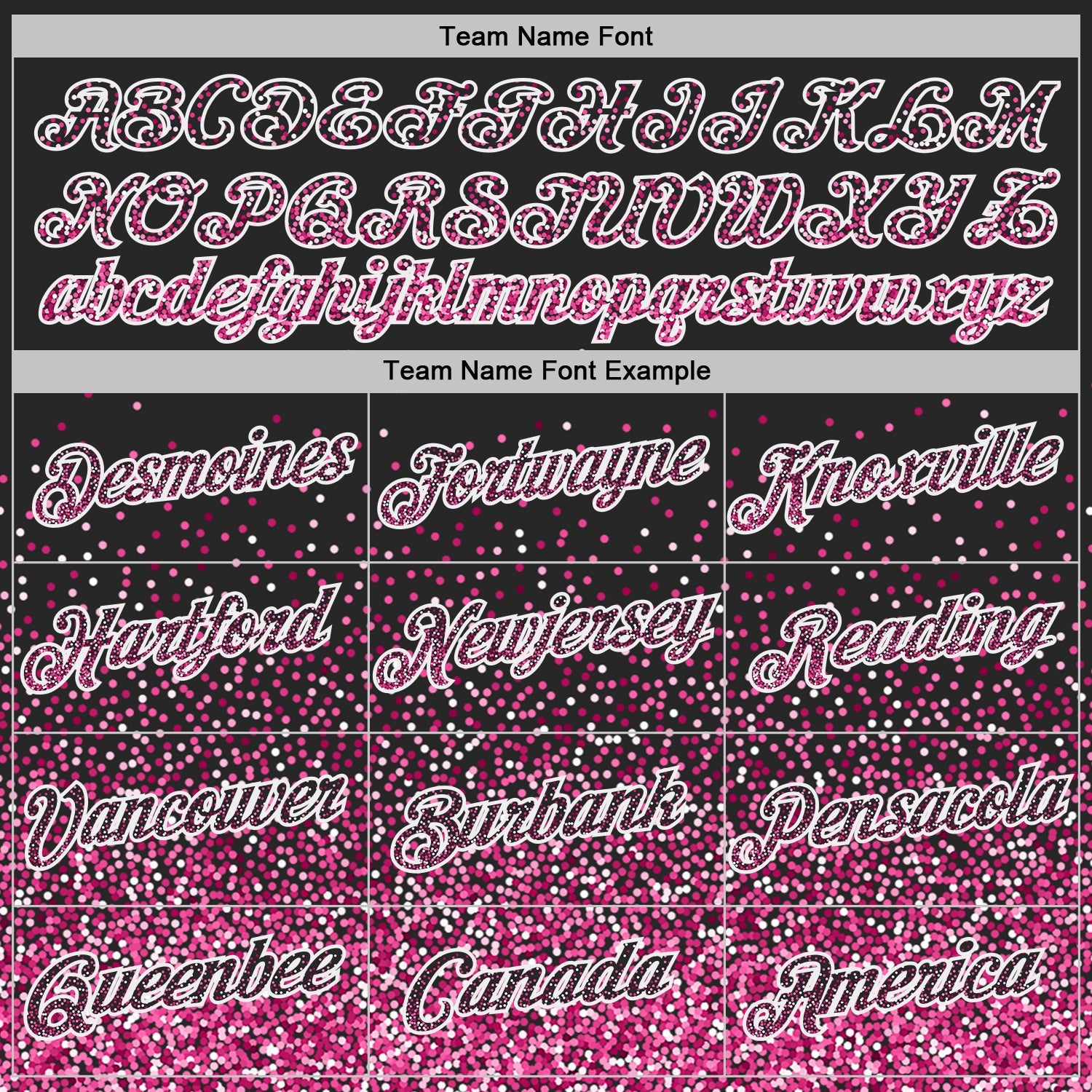 Custom Black Pink-White Colorful Sparkle Gradient Dots Performance T-Shirt view 3