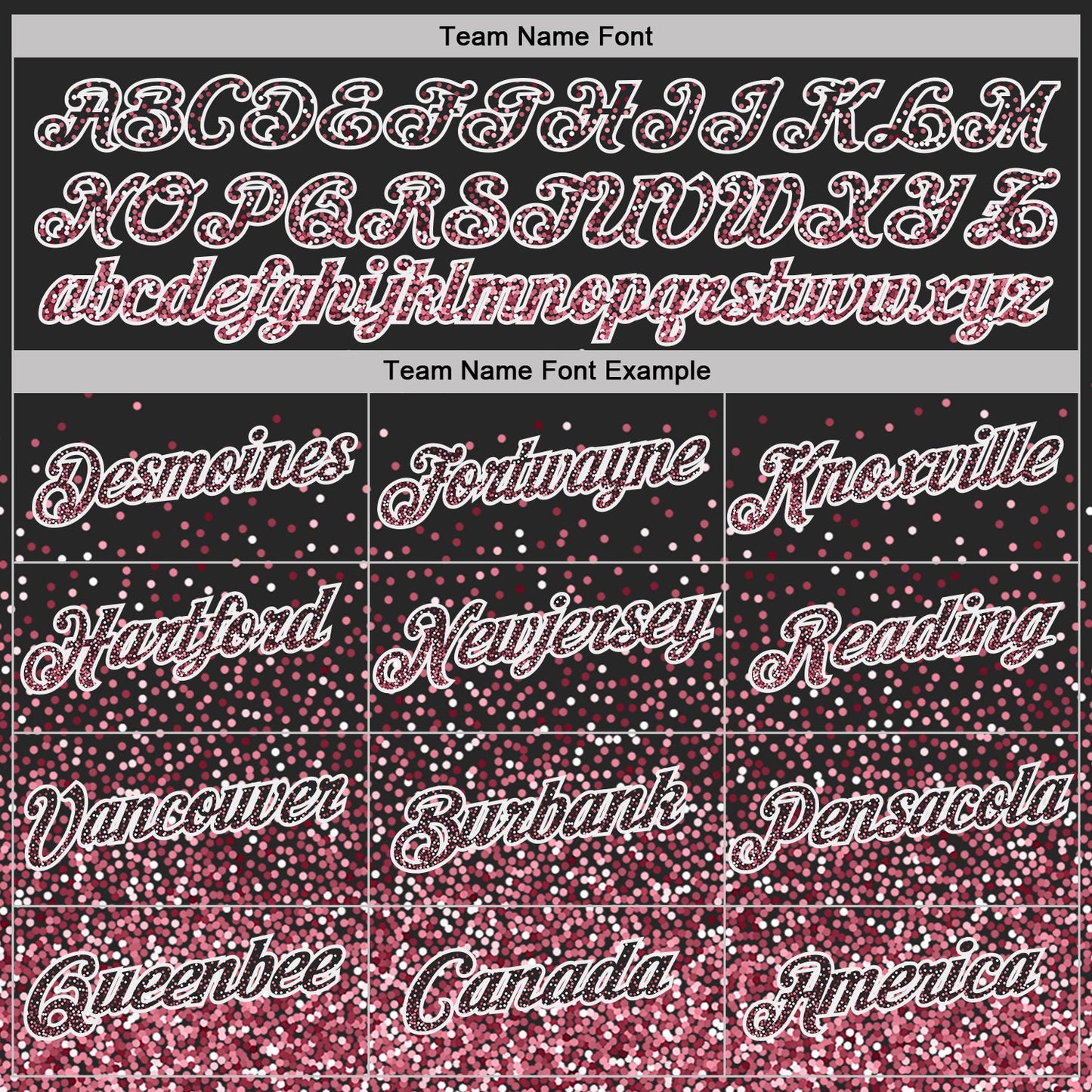 Custom Black Crimson-White Colorful Sparkle Gradient Dots Performance T-Shirt view 3
