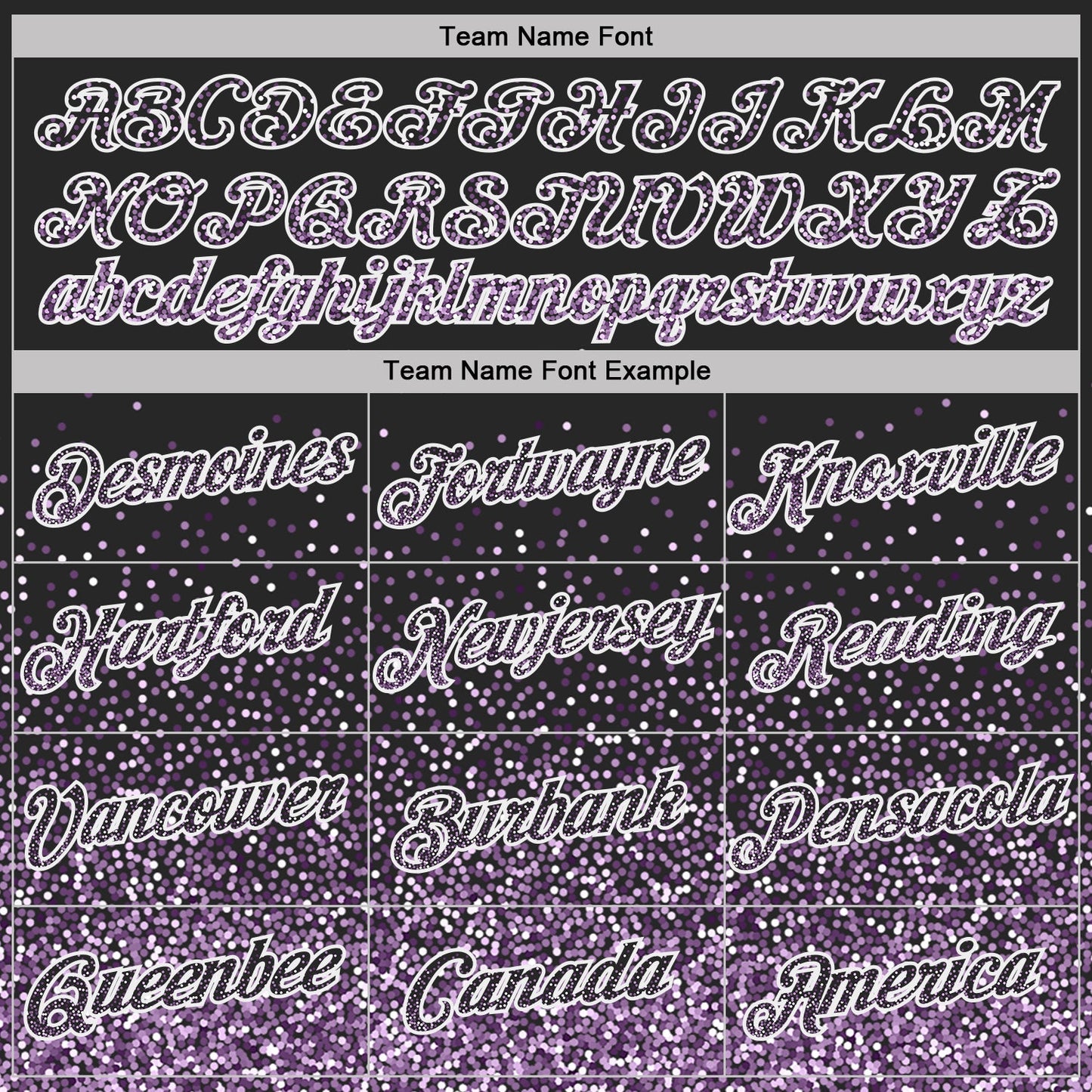 Custom Black Light Purple-White Colorful Sparkle Gradient Dots Performance T-Shirt view 3