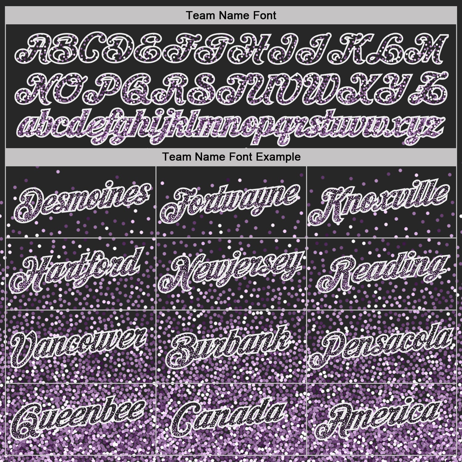 Custom Black Light Purple-White Colorful Sparkle Gradient Dots Performance T-Shirt view 3