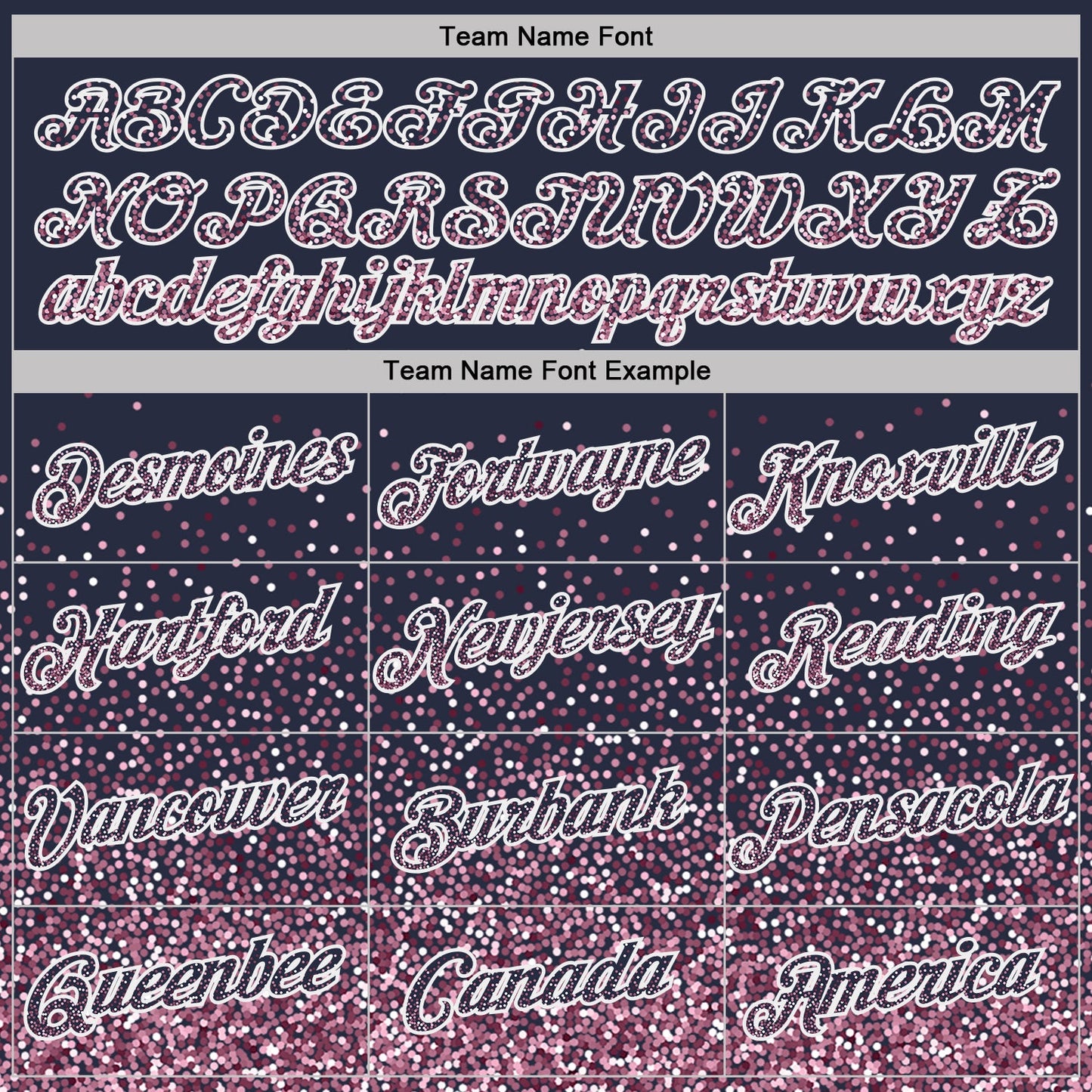 Custom Navy Light Pink-White Colorful Sparkle Gradient Dots Performance T-Shirt view 3