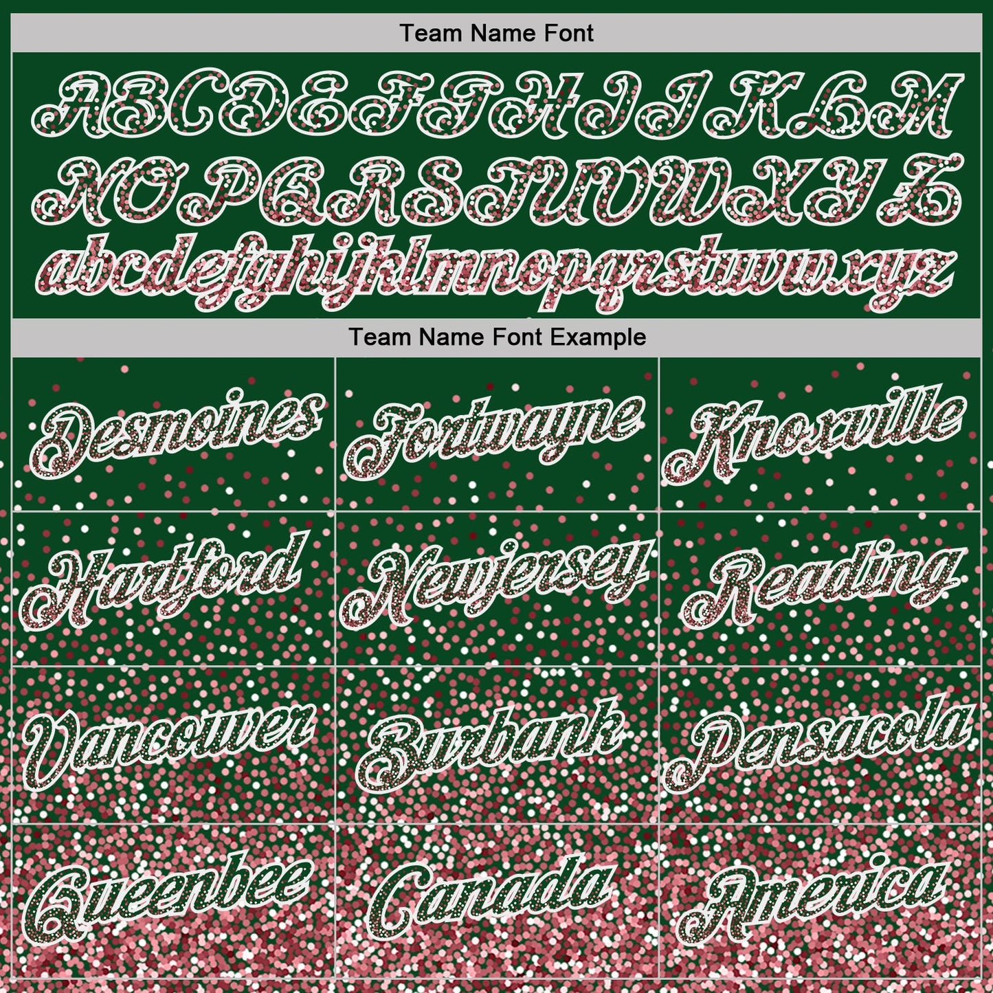 Custom Green Medium Pink-White Colorful Sparkle Gradient Dots Performance T-Shirt view 3