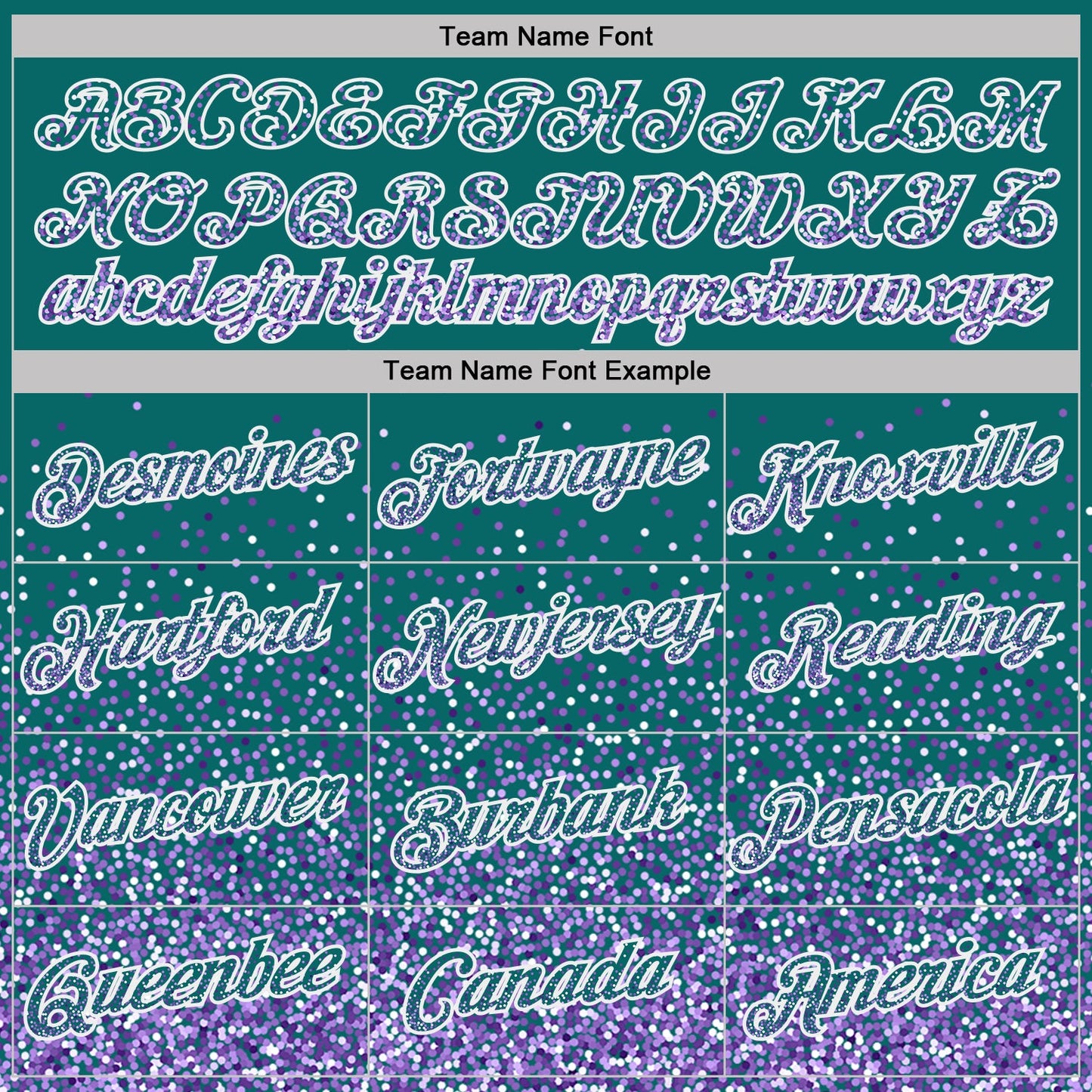 Custom Teal Purple-White Colorful Sparkle Gradient Dots Performance T-Shirt view 3