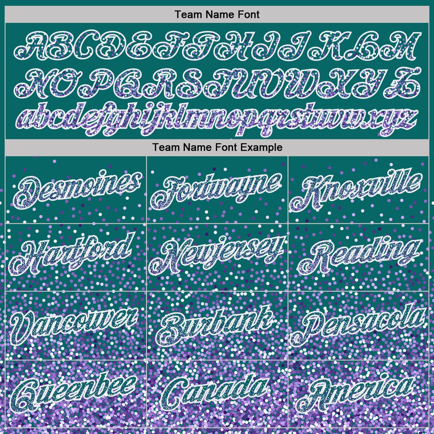 Custom Teal Purple-White Colorful Sparkle Gradient Dots Performance T-Shirt view 3