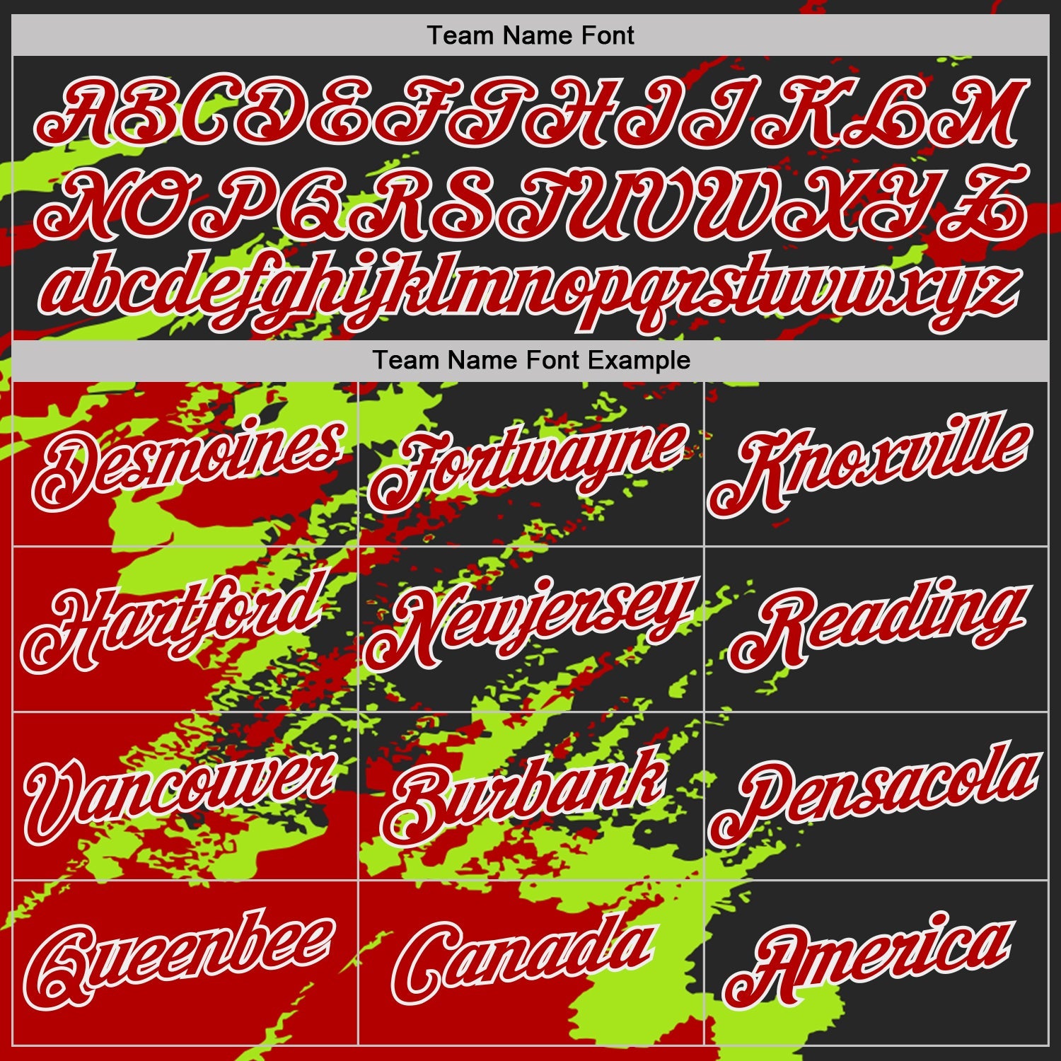 Custom Black Red Neon Green-White Brush Stroke Shatter Splatter Performance T-Shirt view 3