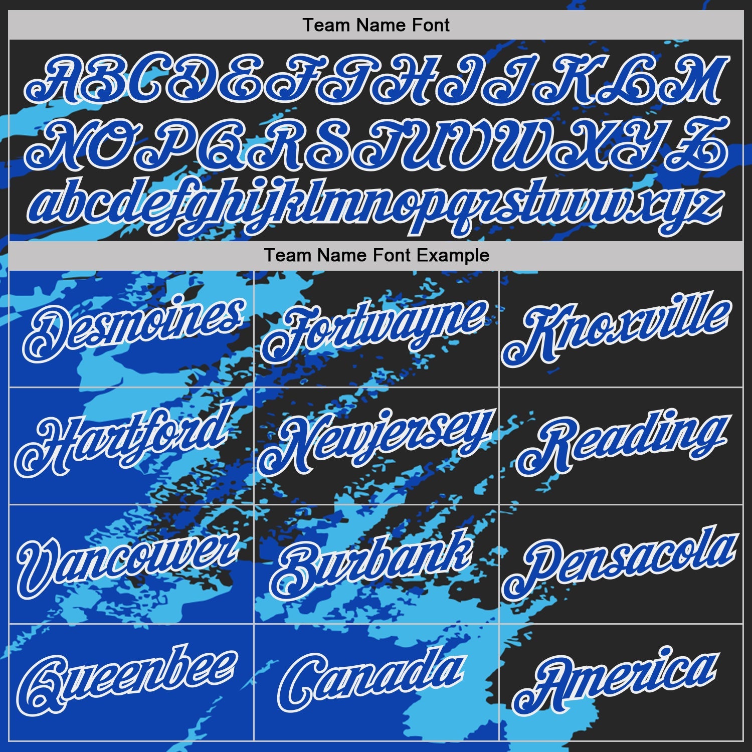 Custom Black Thunder Blue Sky Blue-White Brush Stroke Shatter Splatter Performance T-Shirt view 3
